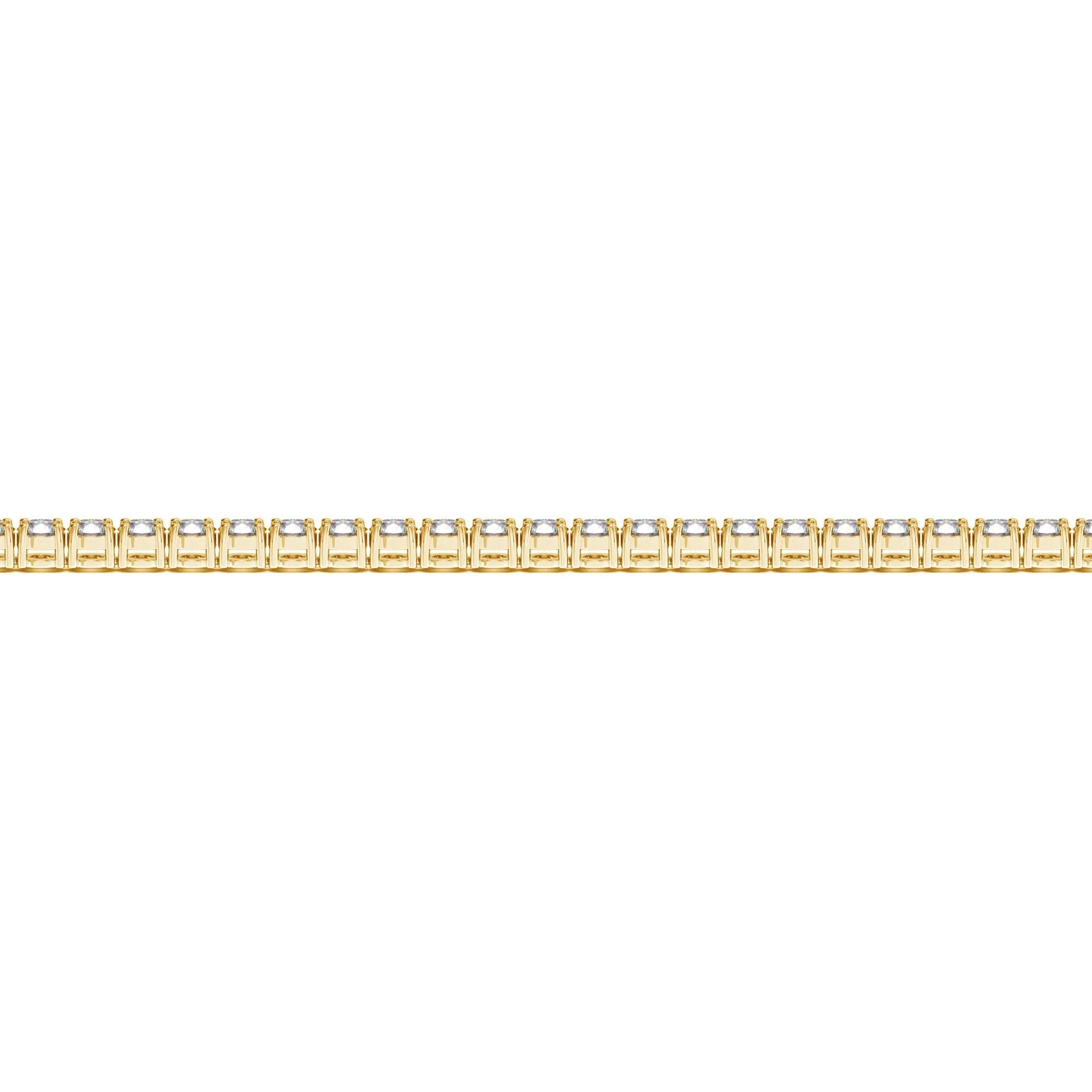 Lab Grown Round Diamond Tennis Bracelet in 14k Yellow Gold (3 cctw F/G VS2/SI1) - Image 3