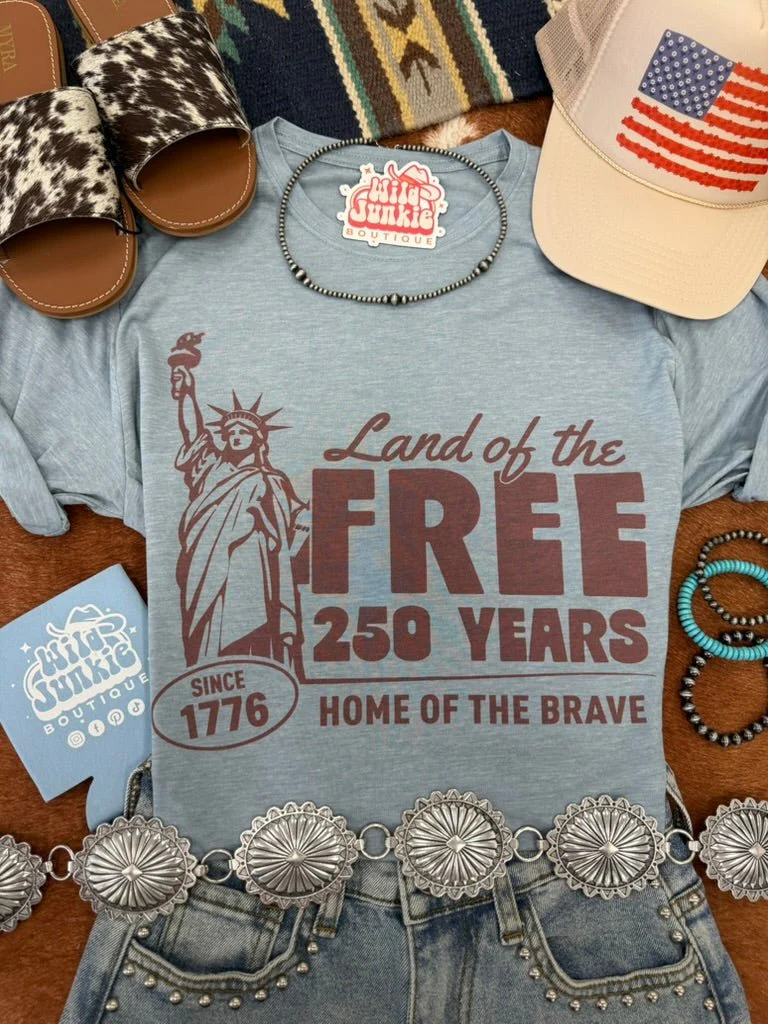 Land of the Free 250 Years Graphic Tee - Image 7