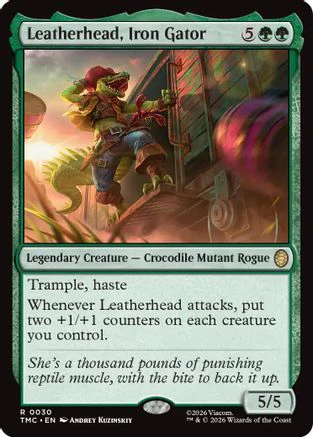 Leatherhead, Iron Gator (TMT-030) - Teenage Mutant Ninja Turtles