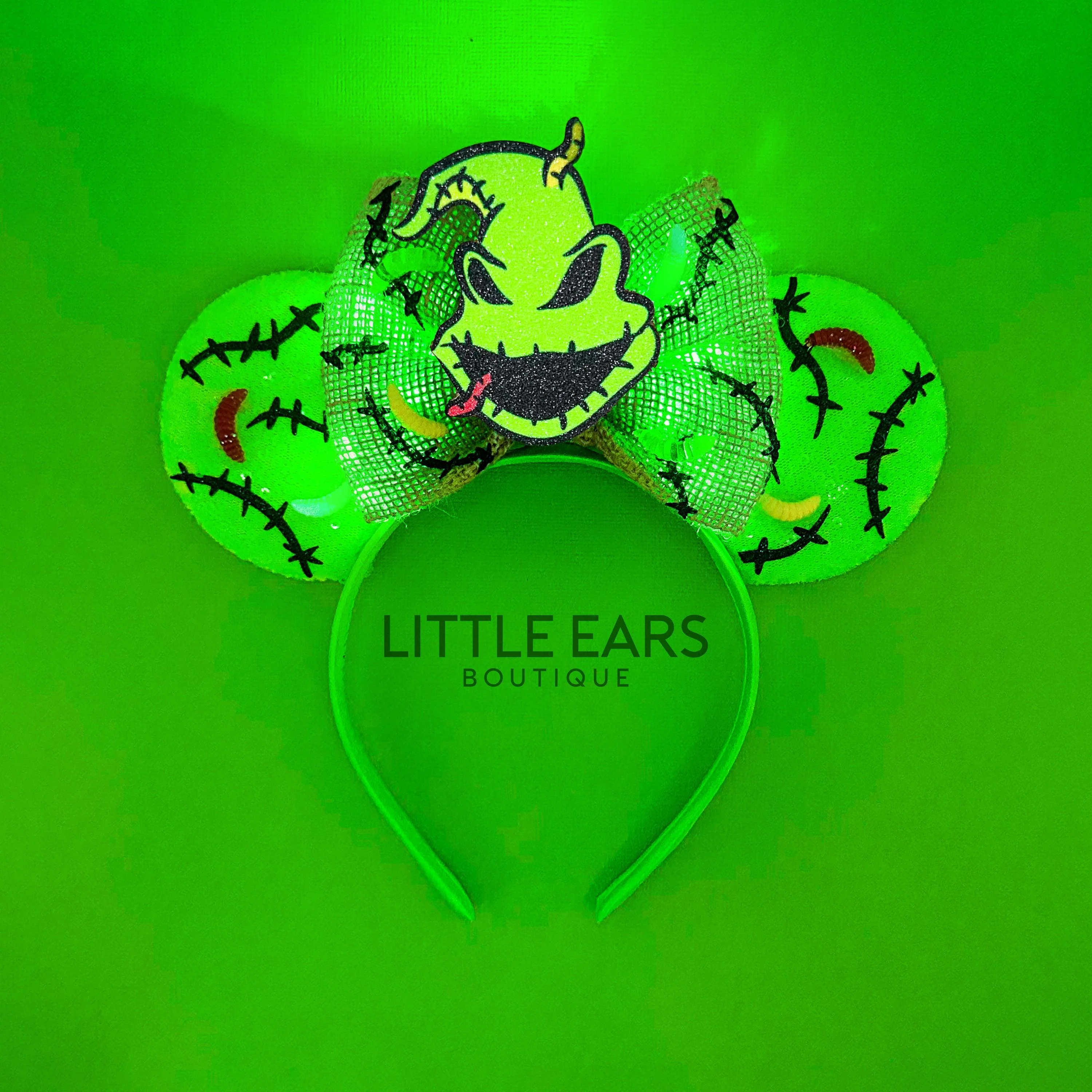 Light Up Oogie Worms Mickey Ears