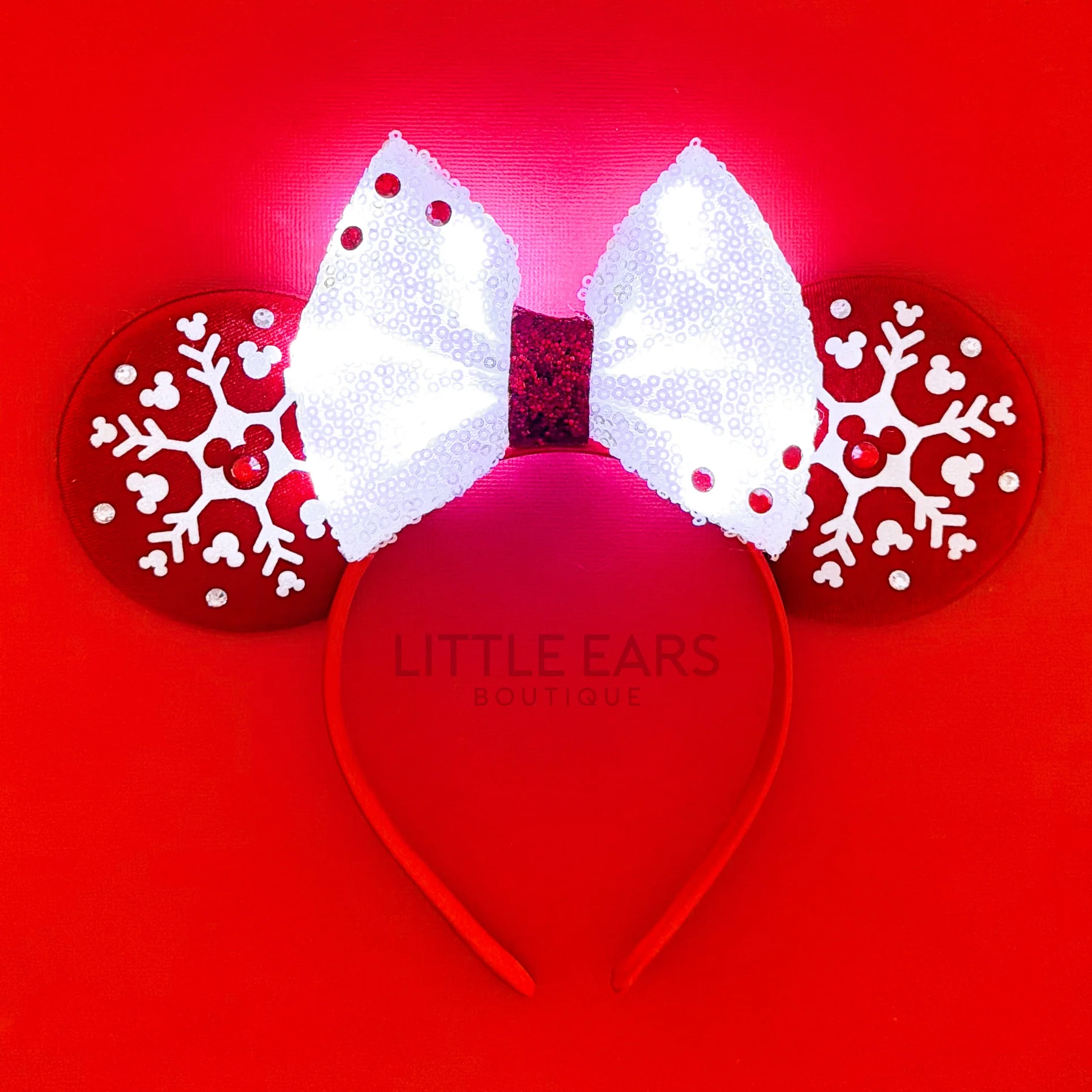 Light Up Snow Christmas Ears