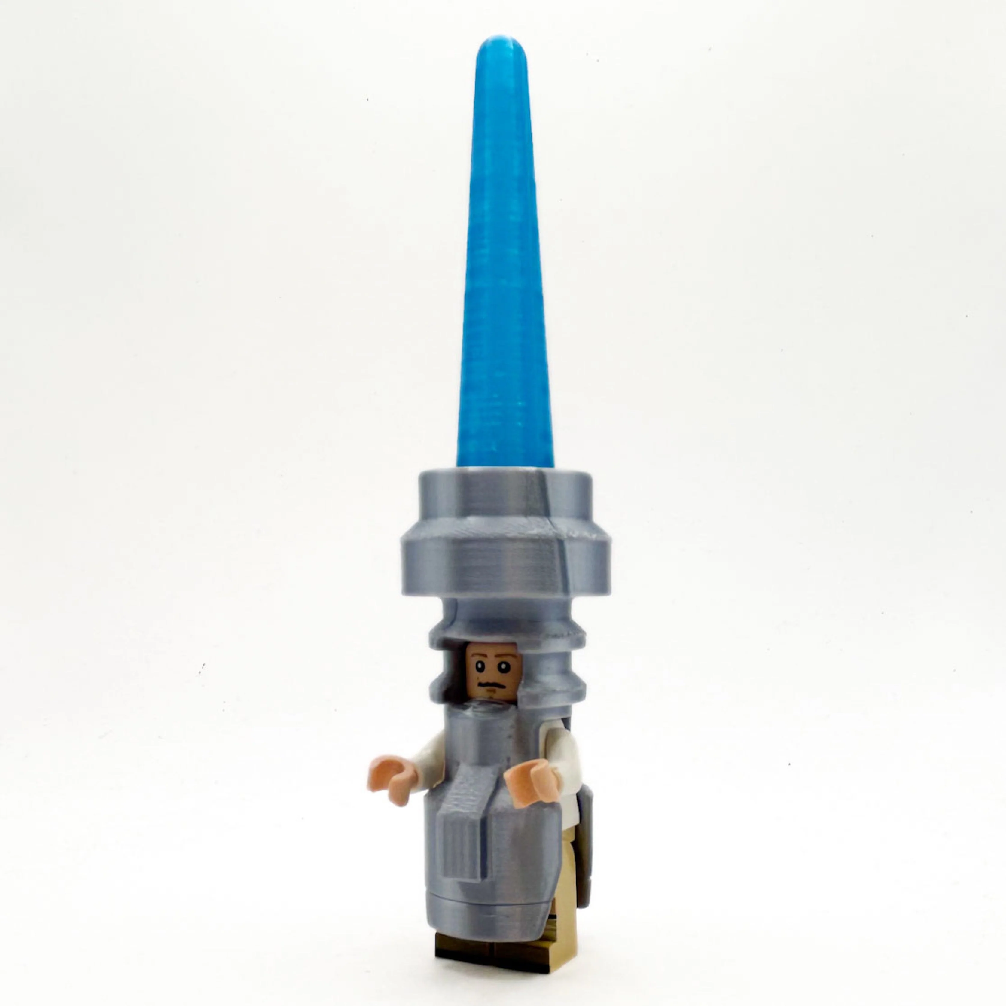Luke Minifig Wearing Lightsaber Costume - Image 2
