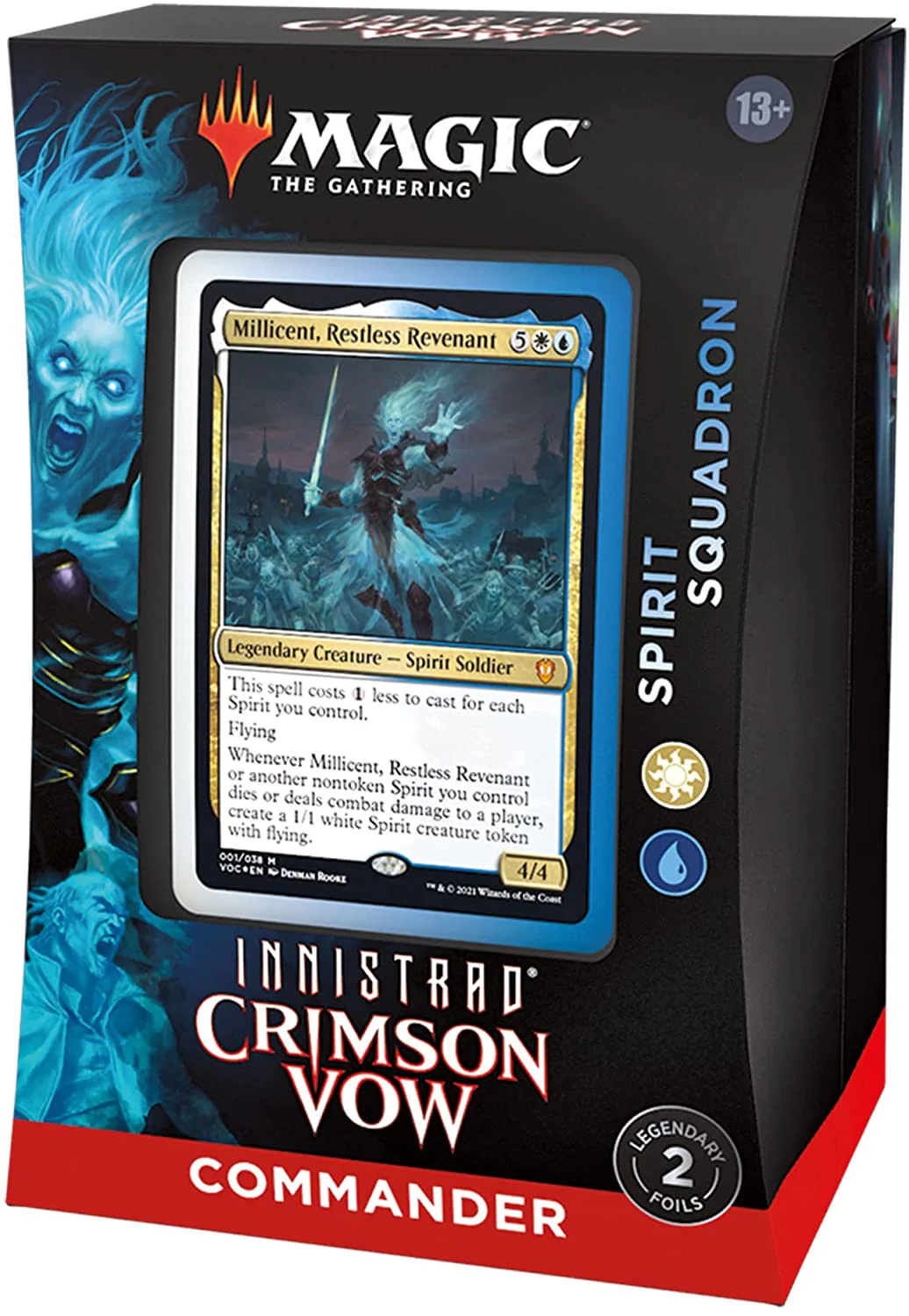 Magic: The Gathering Innistrad: Crimson Vow Commander Deck – Spirit Squadron (White-Blue) - Image 2