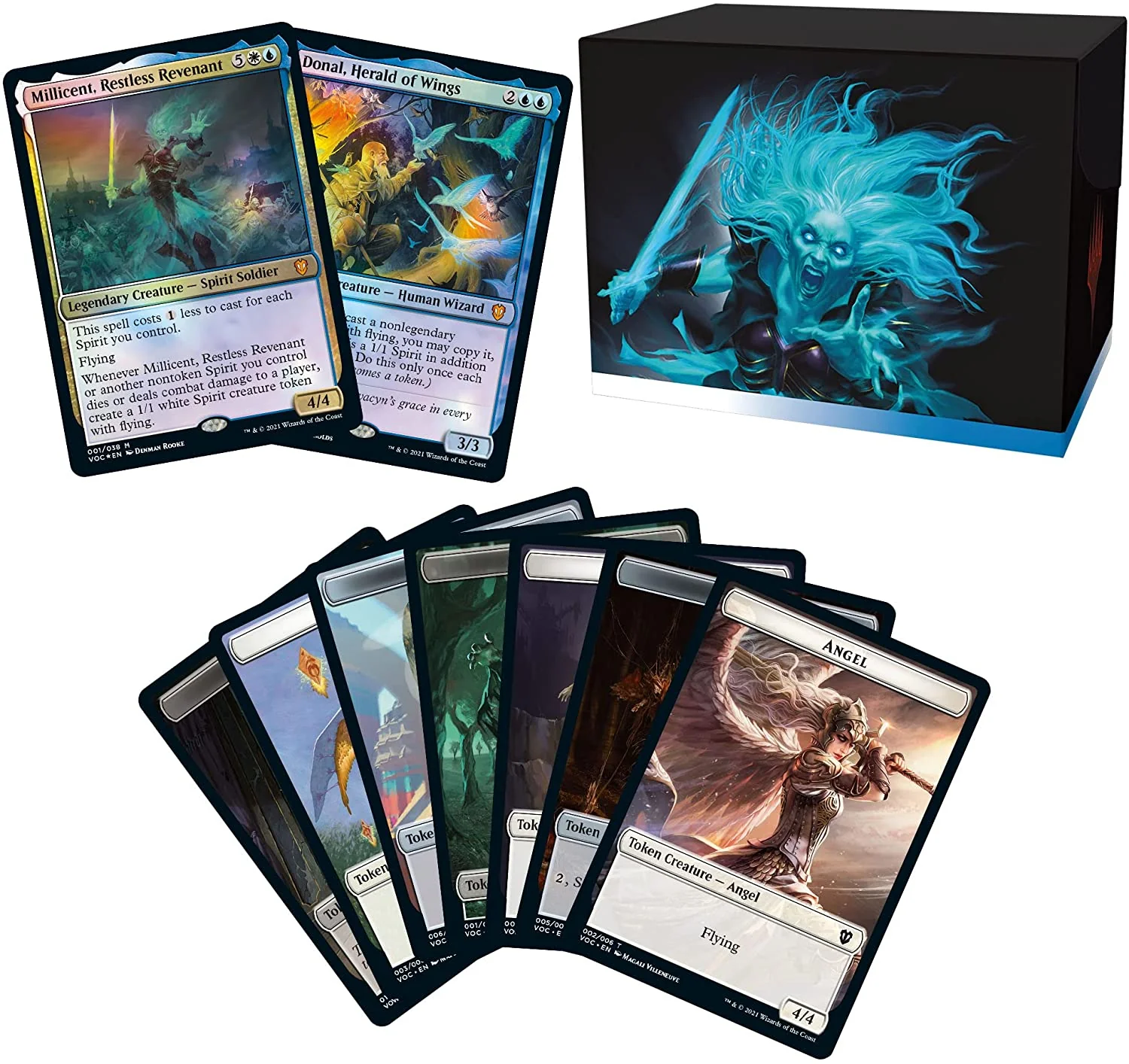 Magic: The Gathering Innistrad: Crimson Vow Commander Deck – Spirit Squadron (White-Blue) - Image 3