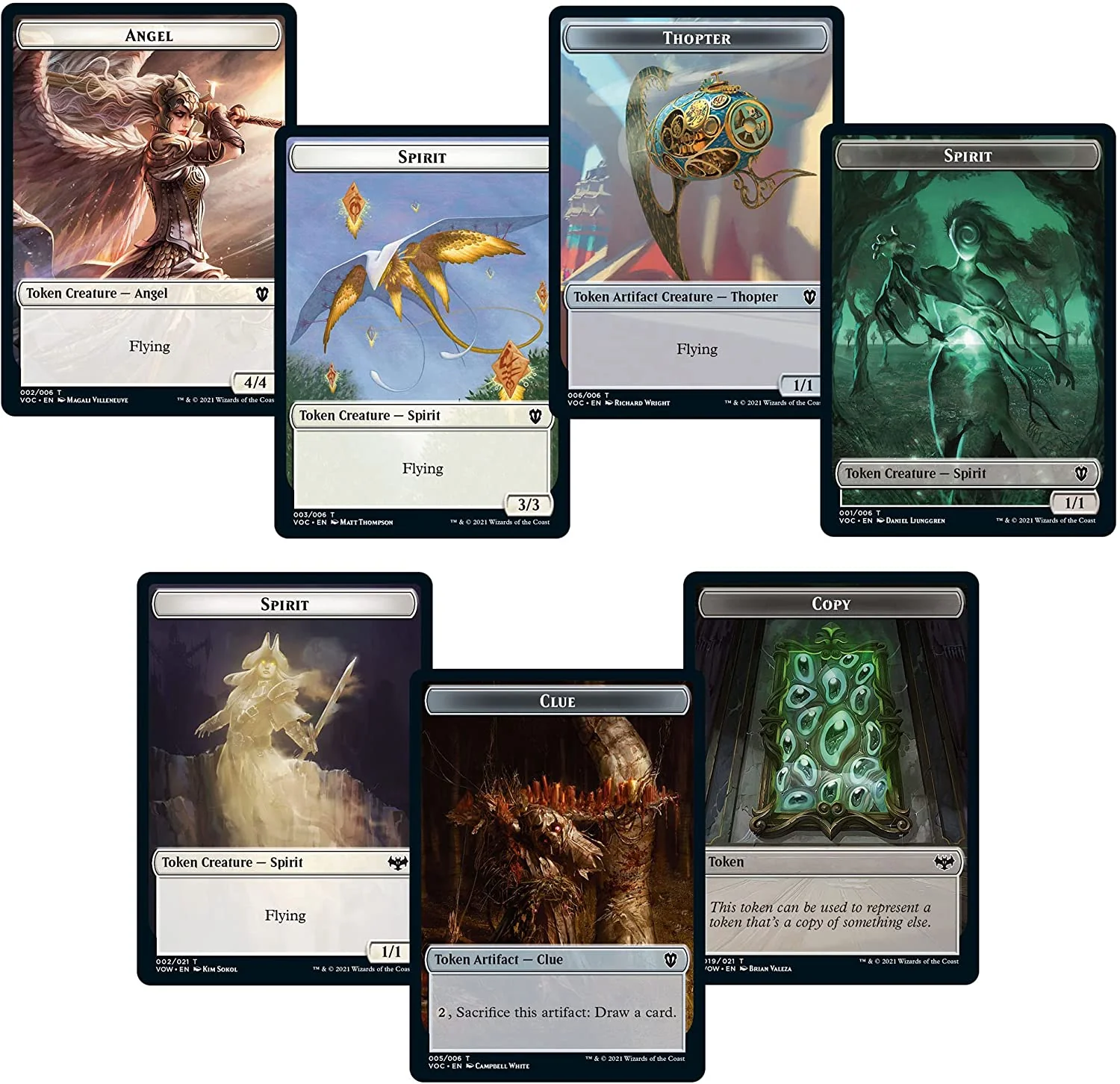 Magic: The Gathering Innistrad: Crimson Vow Commander Deck – Spirit Squadron (White-Blue) - Image 6