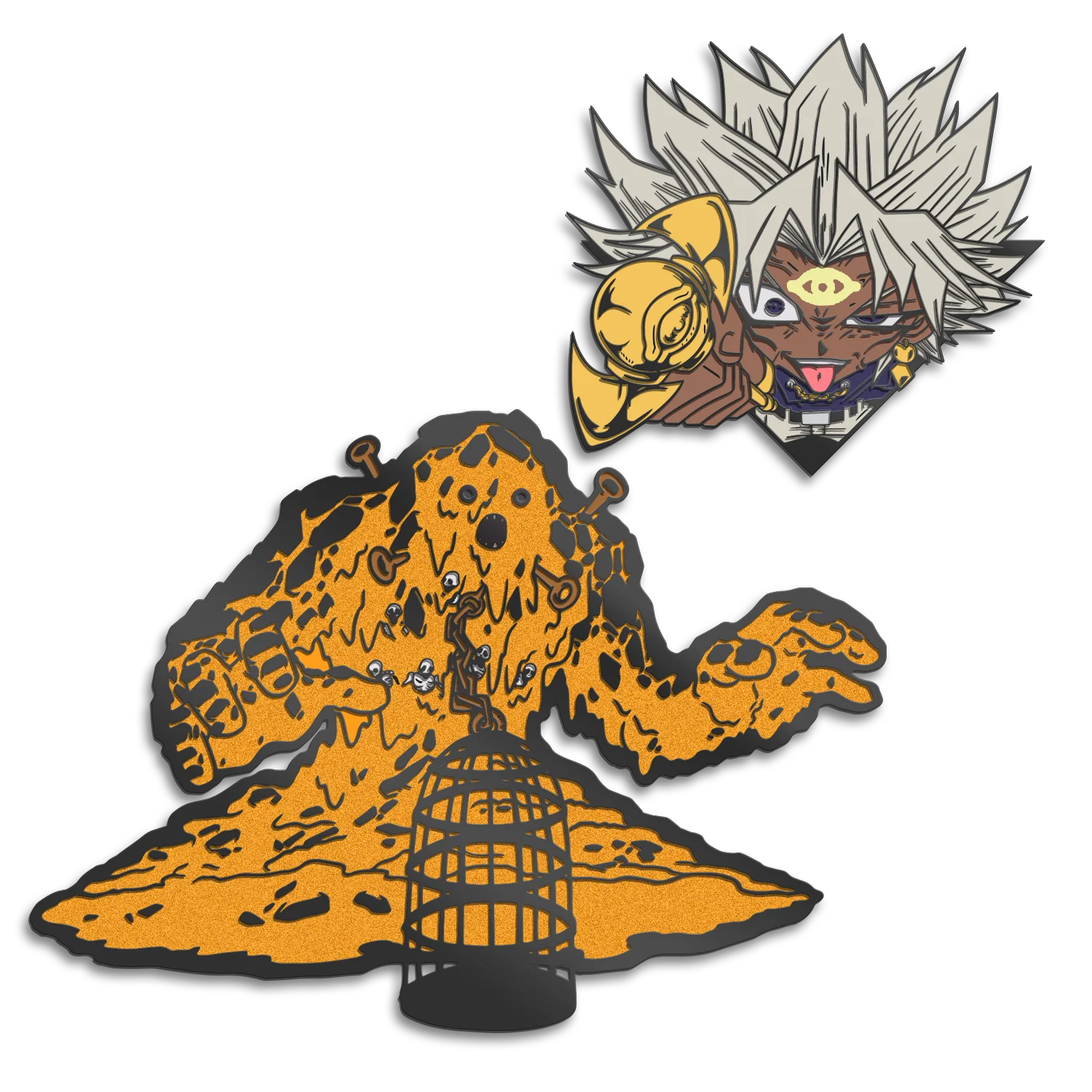 Marik + XL Lava Golem Pin Set