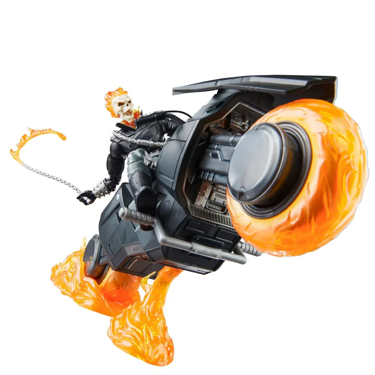 Marvel Legends Series Ghost Rider (Danny Ketch) with Motorcycle Action Figure - Image 3
