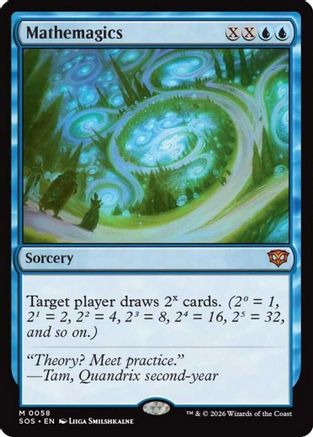 Mathemagics (SOS-058) - Secrets of Strixhaven Foil