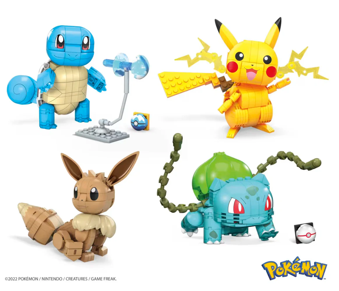 MEGA Pokémon Building Toy Kit With 1 Action Figure And Accessory For Kids