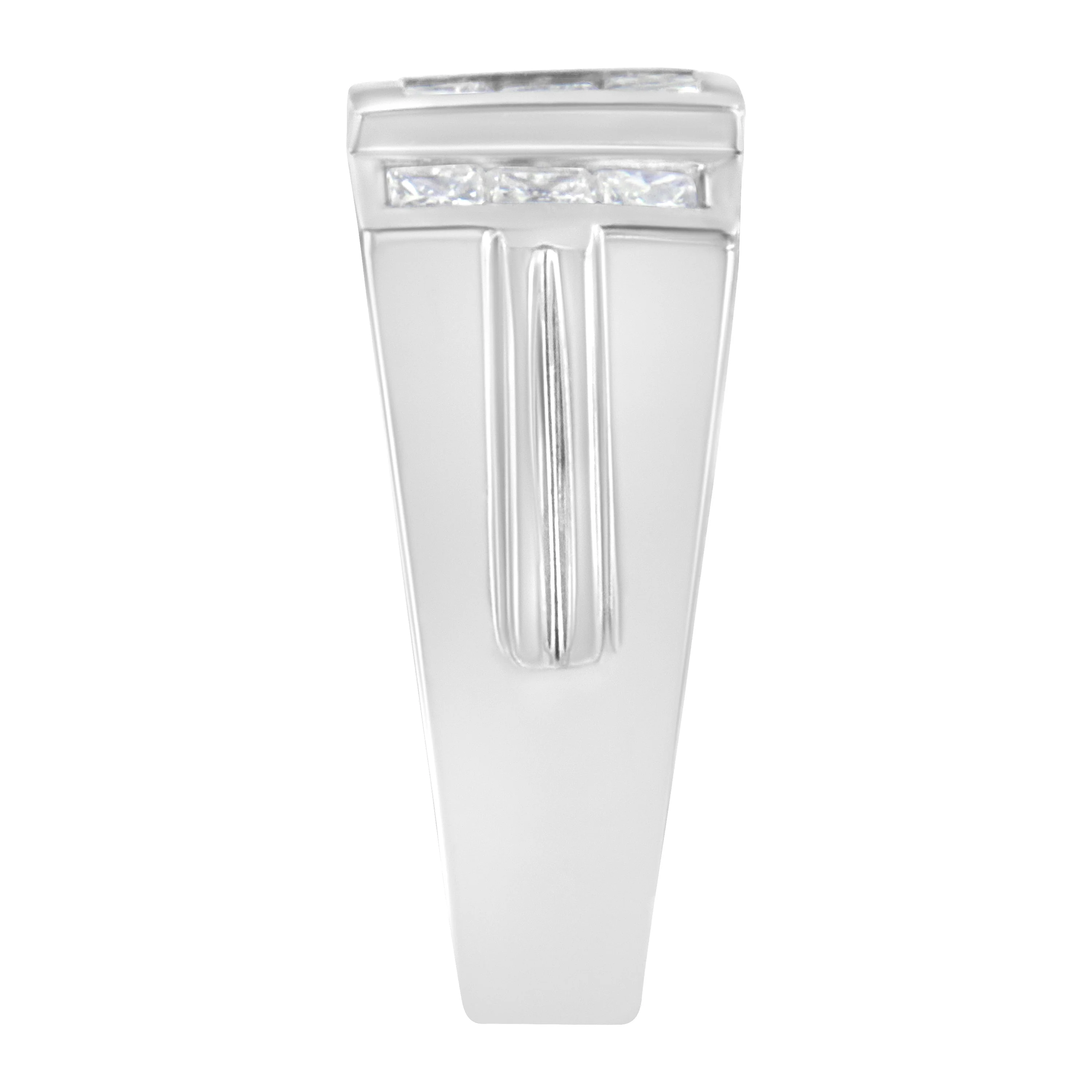Men's 14K White Gold Diamond Cluster Ring (2 cttw, G-H Color, SI1-SI2 Clarity) - Image 10