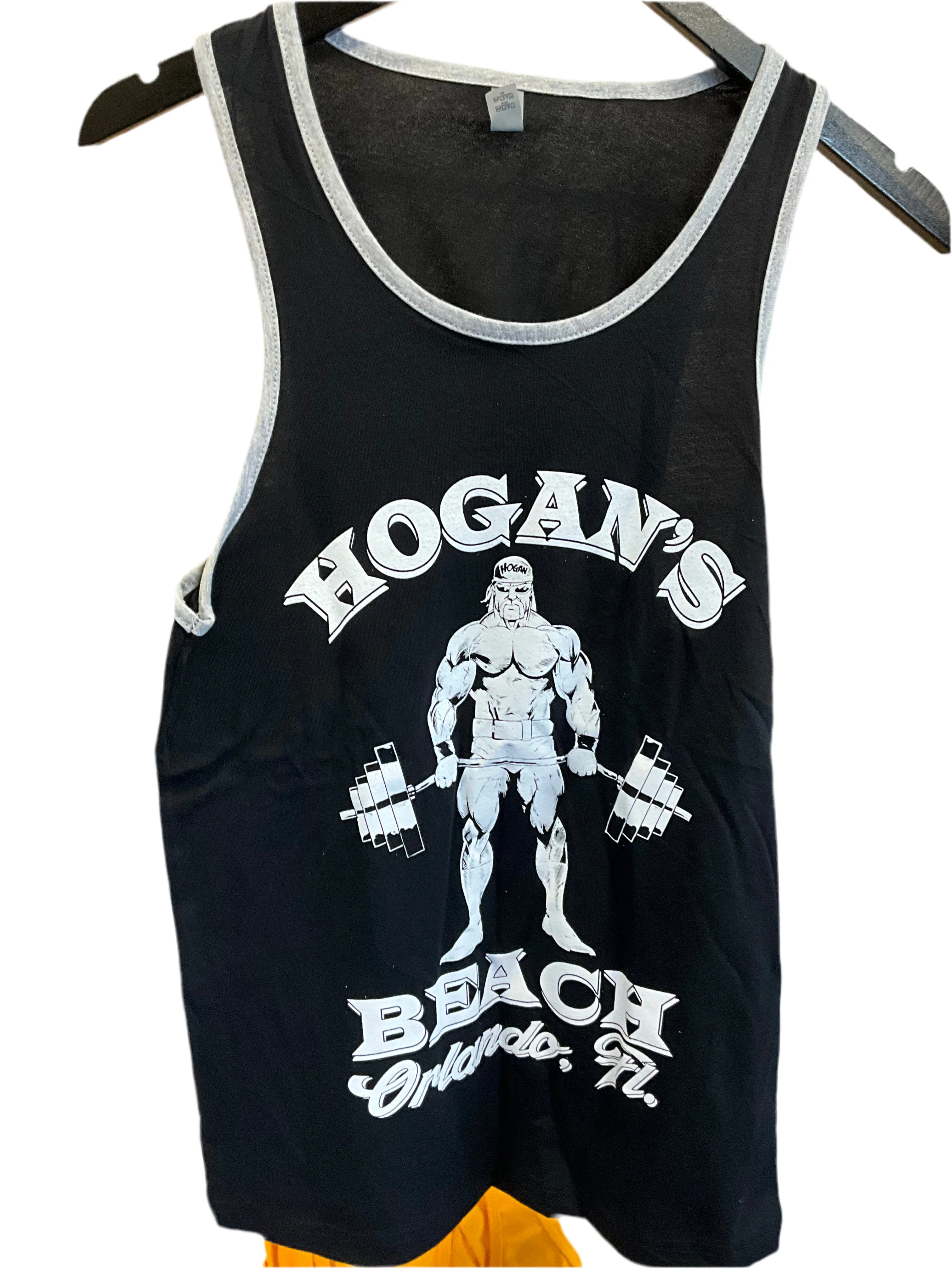 Mens Black Hogans Gym Tank Top - Image 2