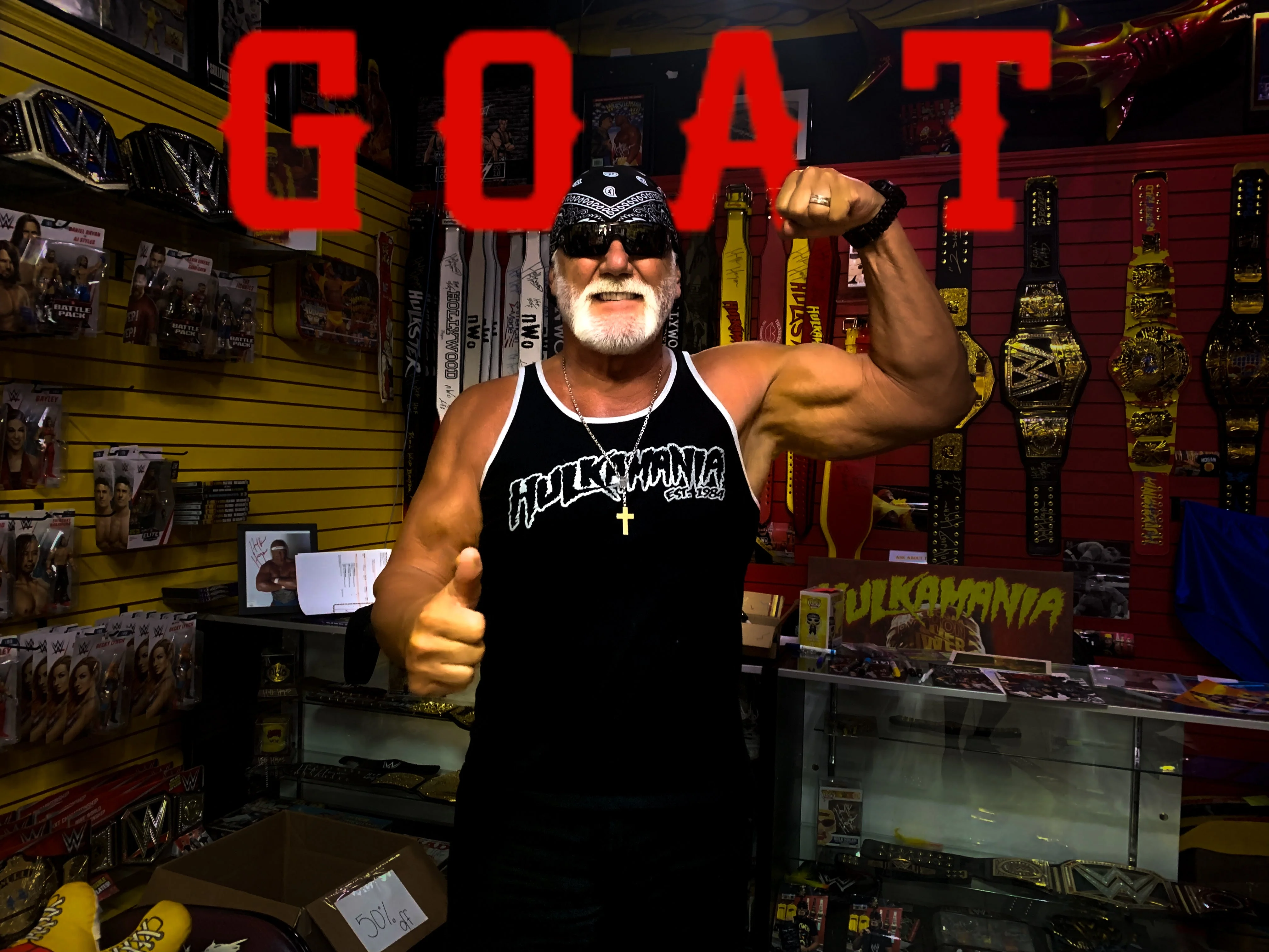 Mens Black Hulk Reflective Tank Top - Image 2