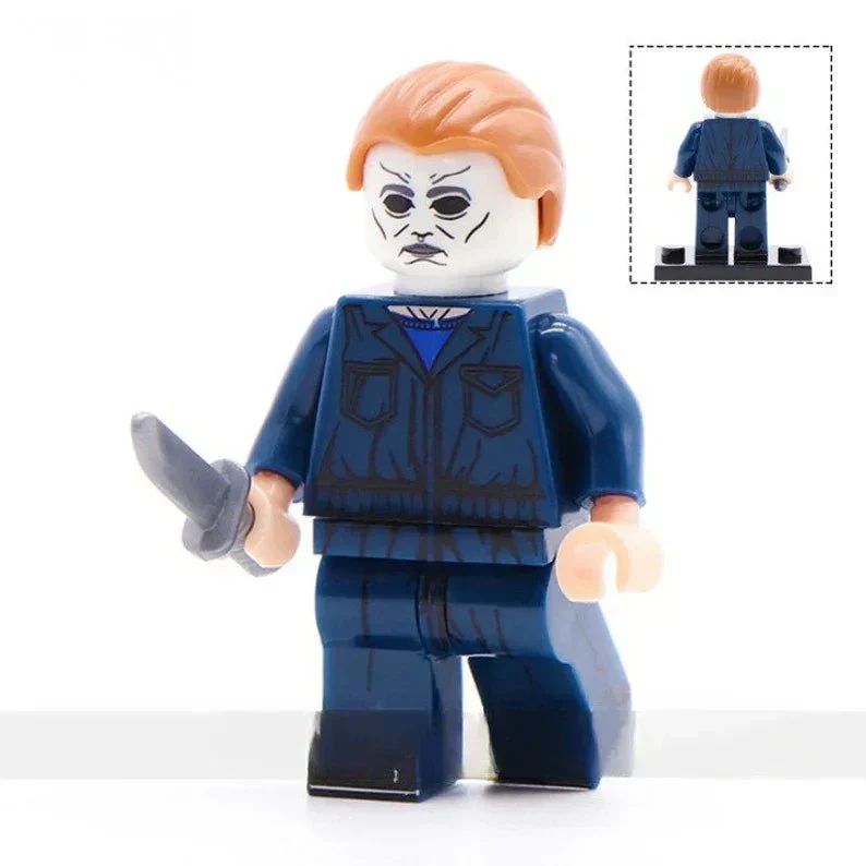 Michael Myers Halloween Lego Minifigures Custom Horror Toys 2 - Image 2