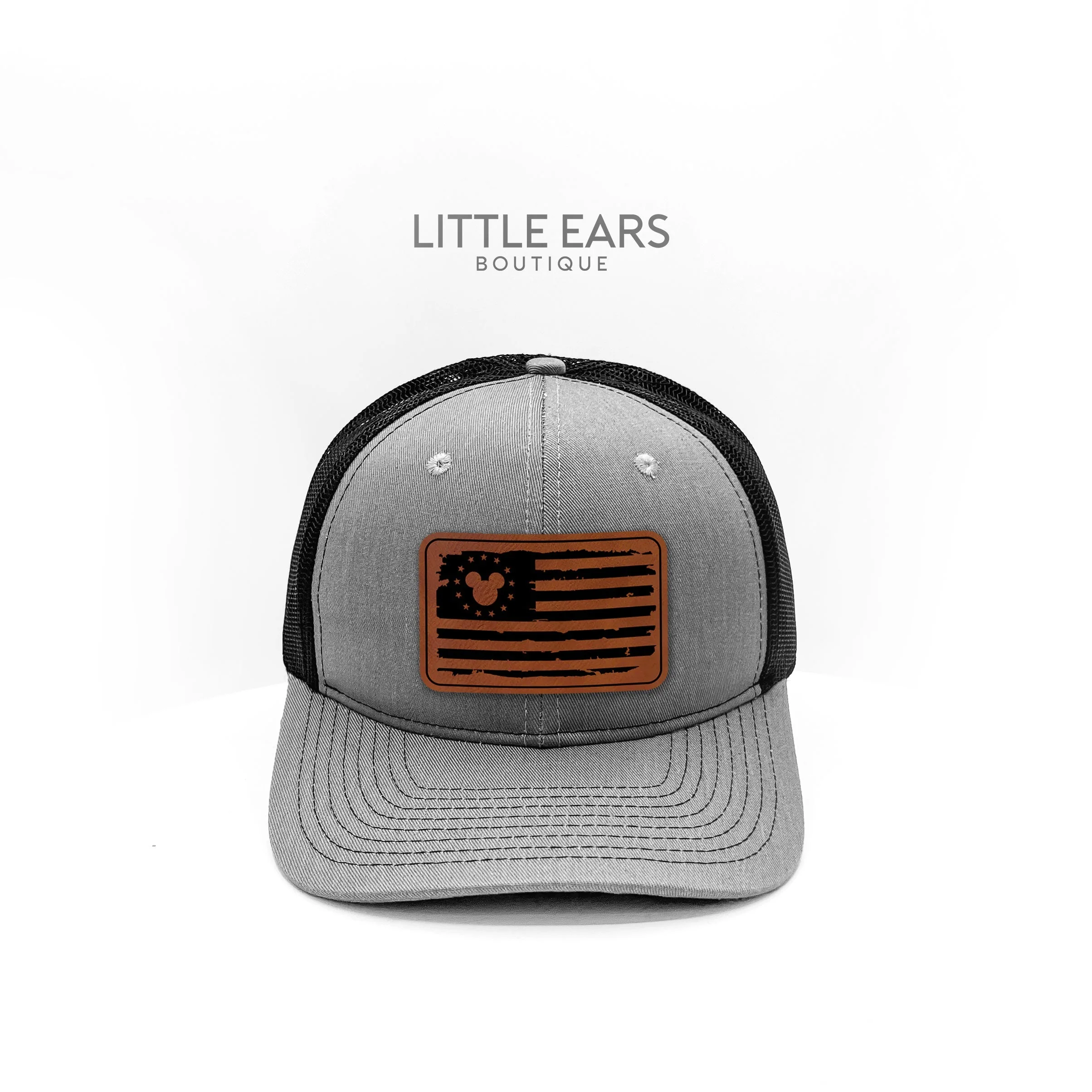 Mickey American Flag Trucker Hat