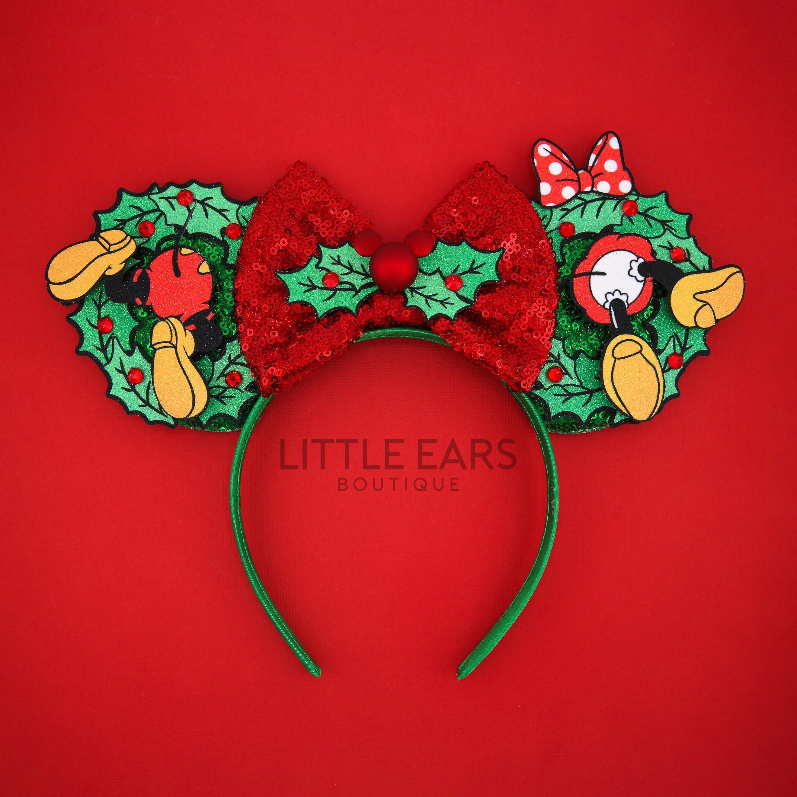 Mickey & Minnie Christmas Ears