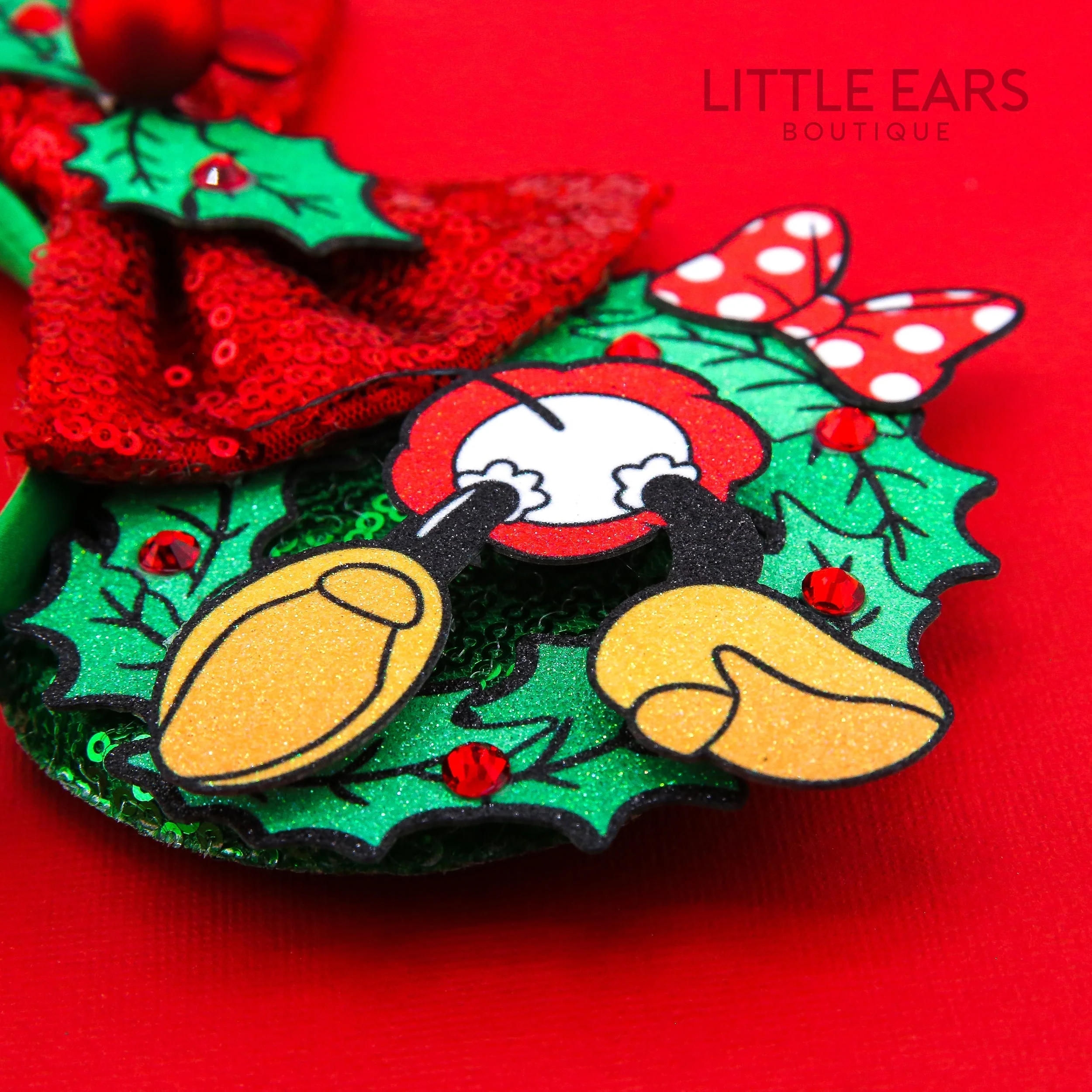 Mickey & Minnie Christmas Ears - Image 3