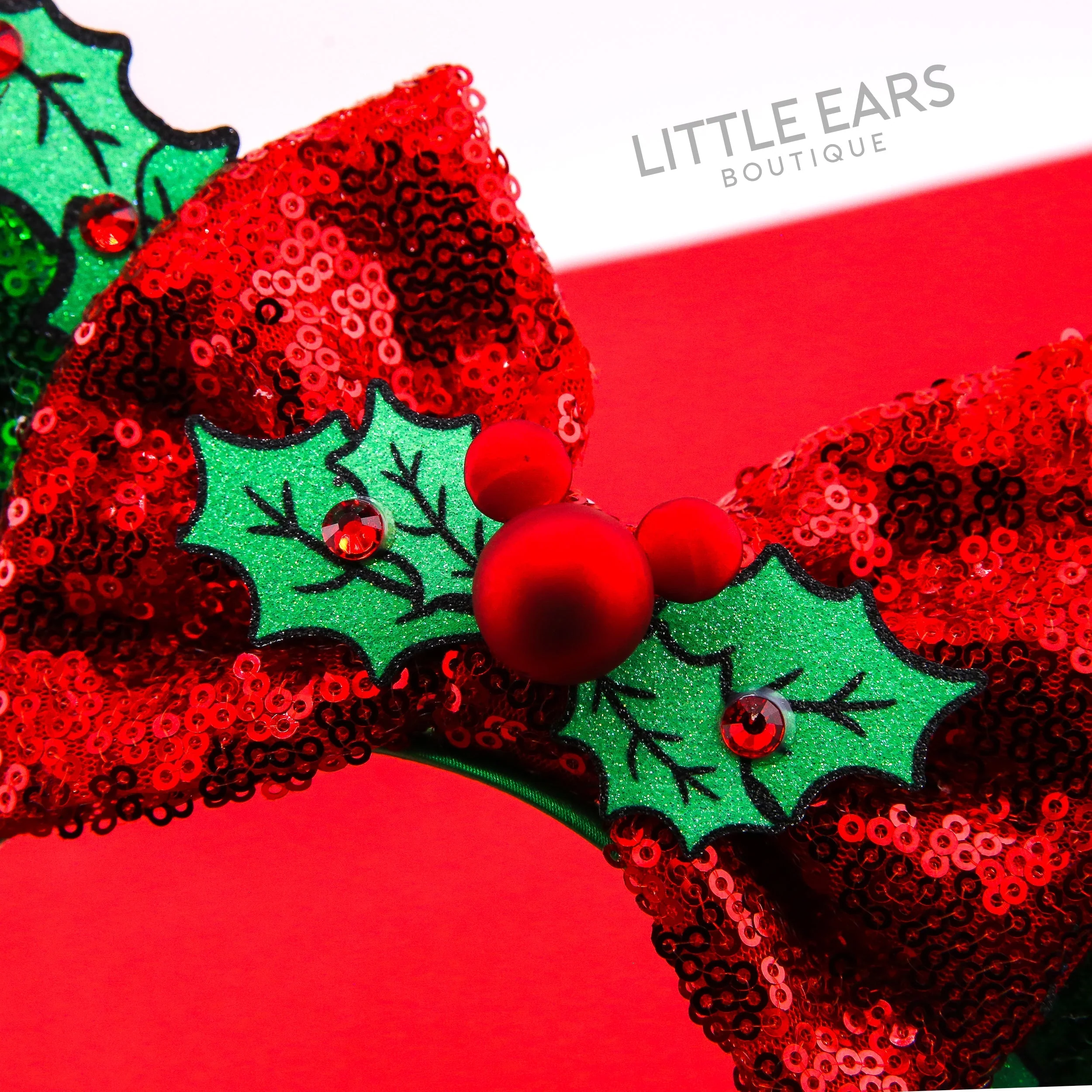 Mickey & Minnie Christmas Ears - Image 4