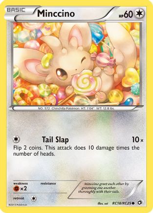 Minccino RC18/RC25 - Legendary Treasures Radiant Collection Holofoil