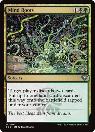 Mind Roots (SOS-203) - Secrets of Strixhaven Foil