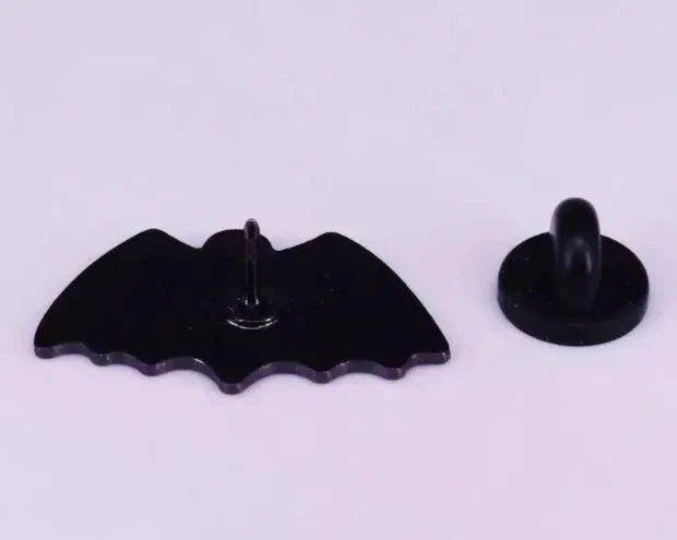 Misfits Crimson Skull Bat Enamel Pins small, durable, high quality accessories - Image 2
