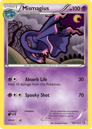 Mismagius 058/113 - Legendary Treasures Reverse Holofoil