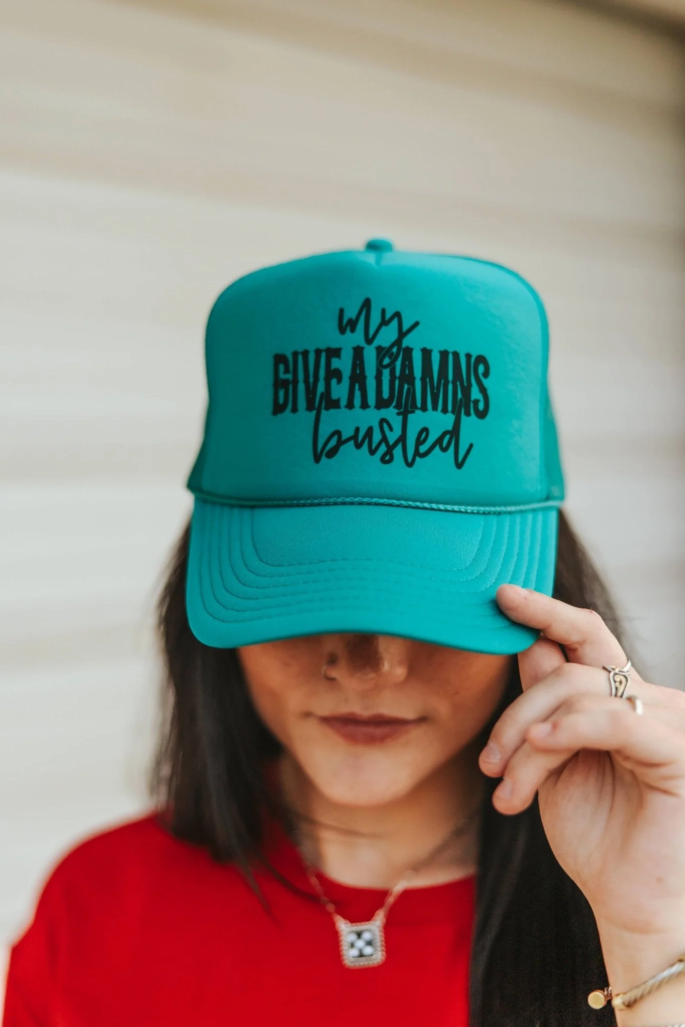 My Give A Damns Busted Trucker Hat - Image 2