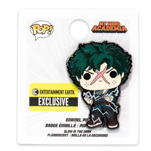 My Hero Academia Deku Full Cowl Pop! Enamel Pin - Entertainment Earth Exclusive - Image 2