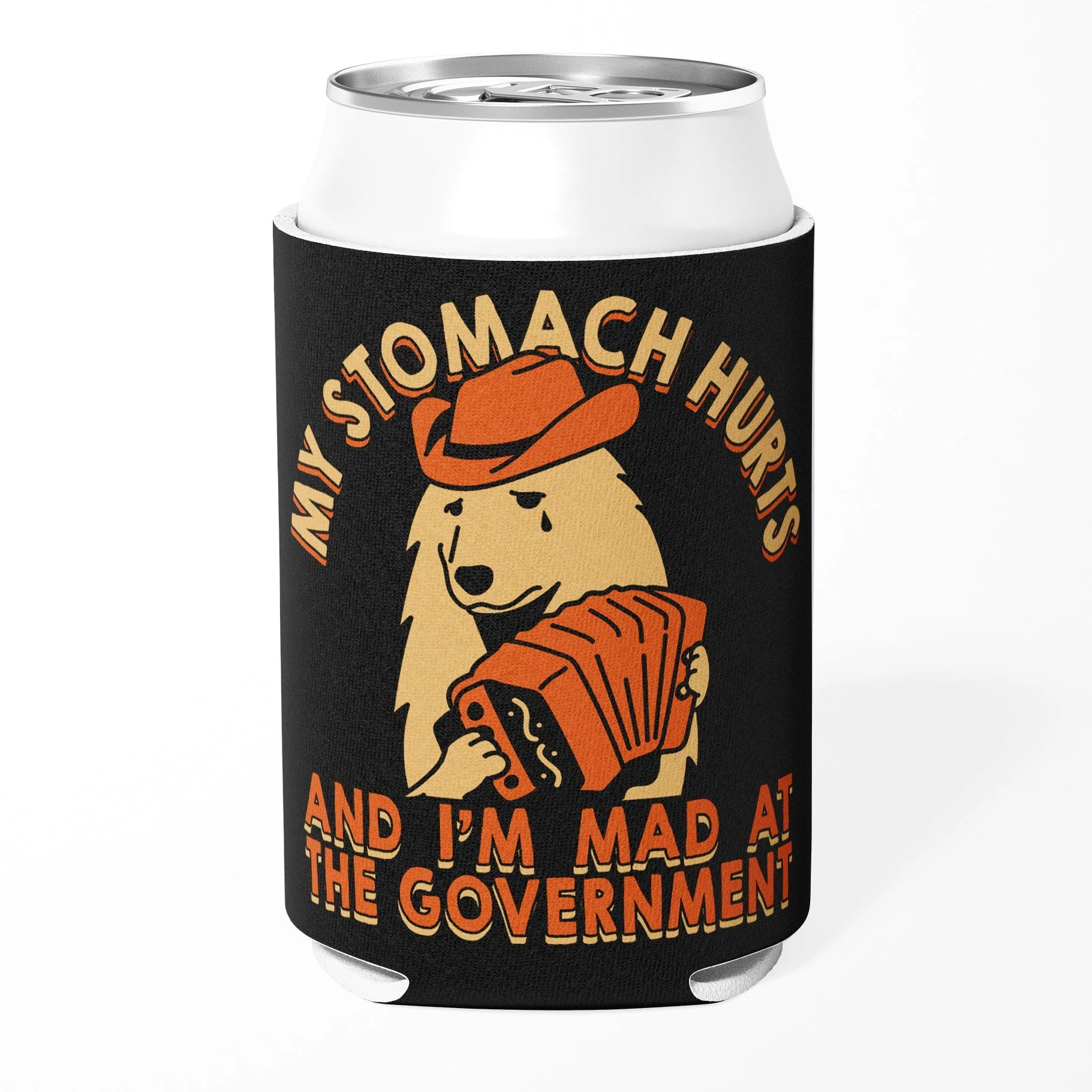 My Stomach Hurts and I'm Mad at the Government Can Cooler