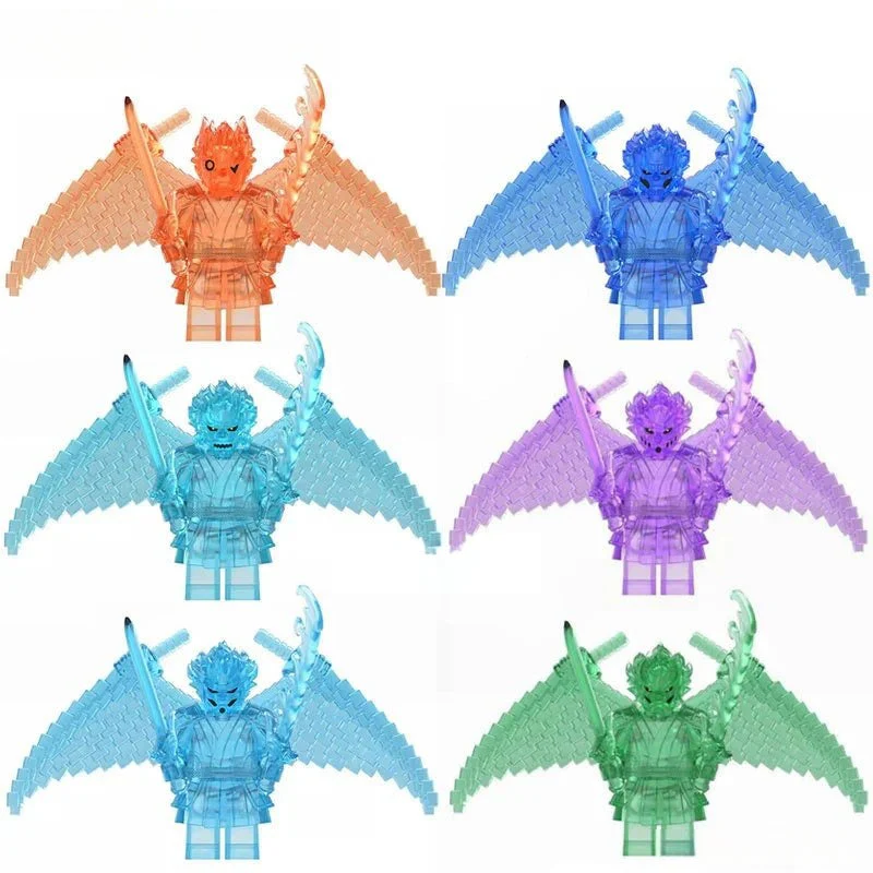 Naruto Susanoo Set (6 Pcs) Anime Lego Minifigures Custom Building Toys S4