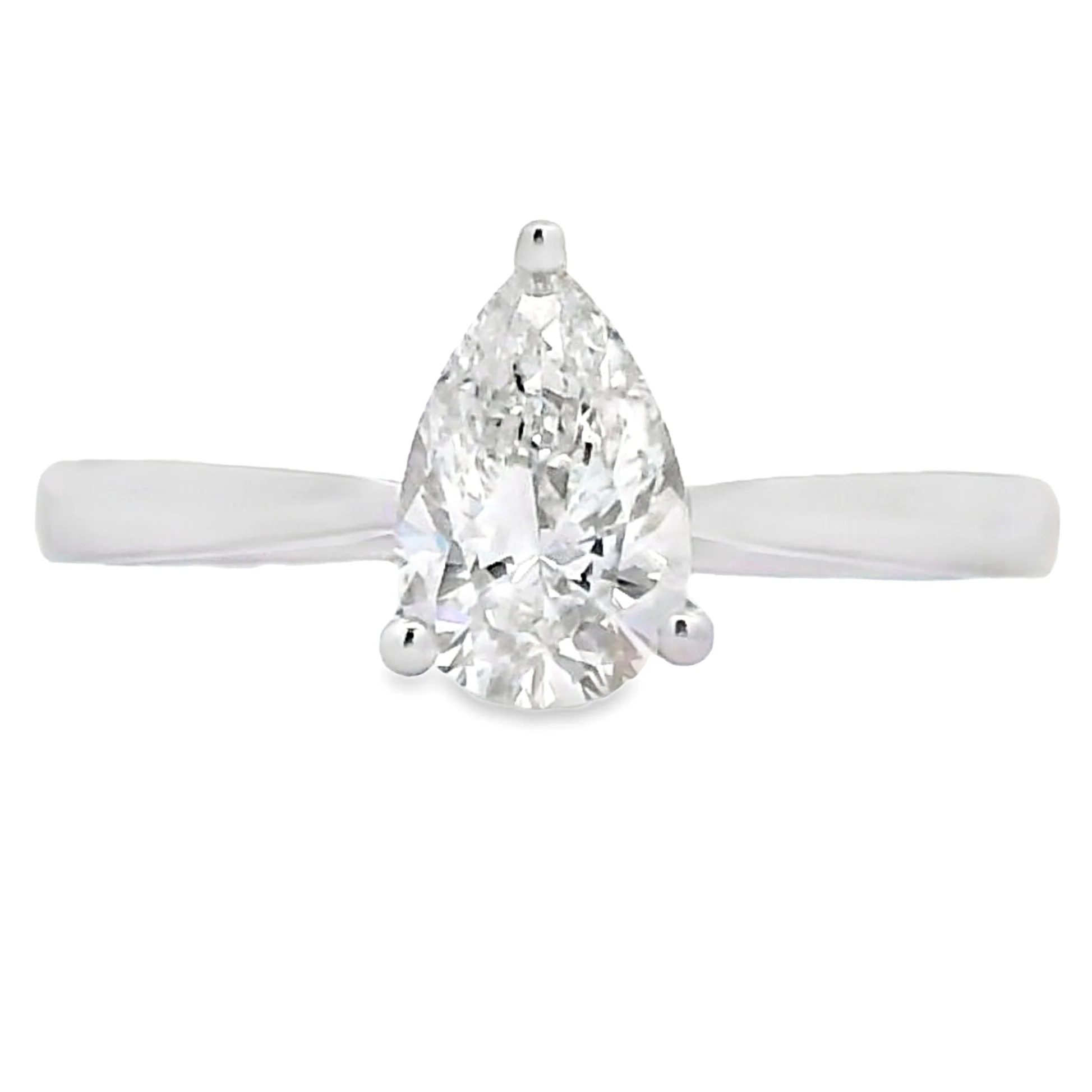 Natural 1.00ct Lab Grown Diamond 10KT White Gold