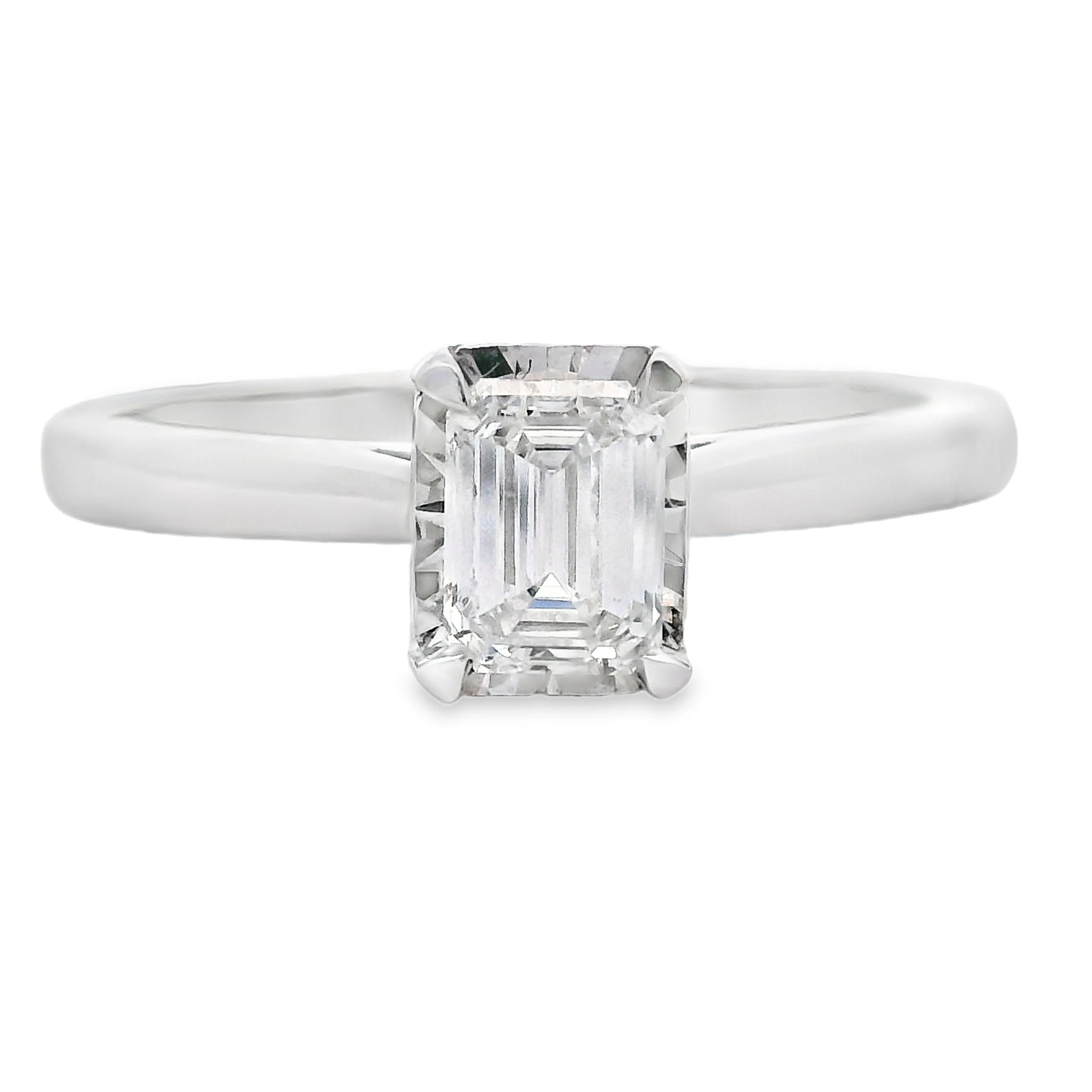 Natural .50ct Lab Grown Diamond 10KT White Gold
