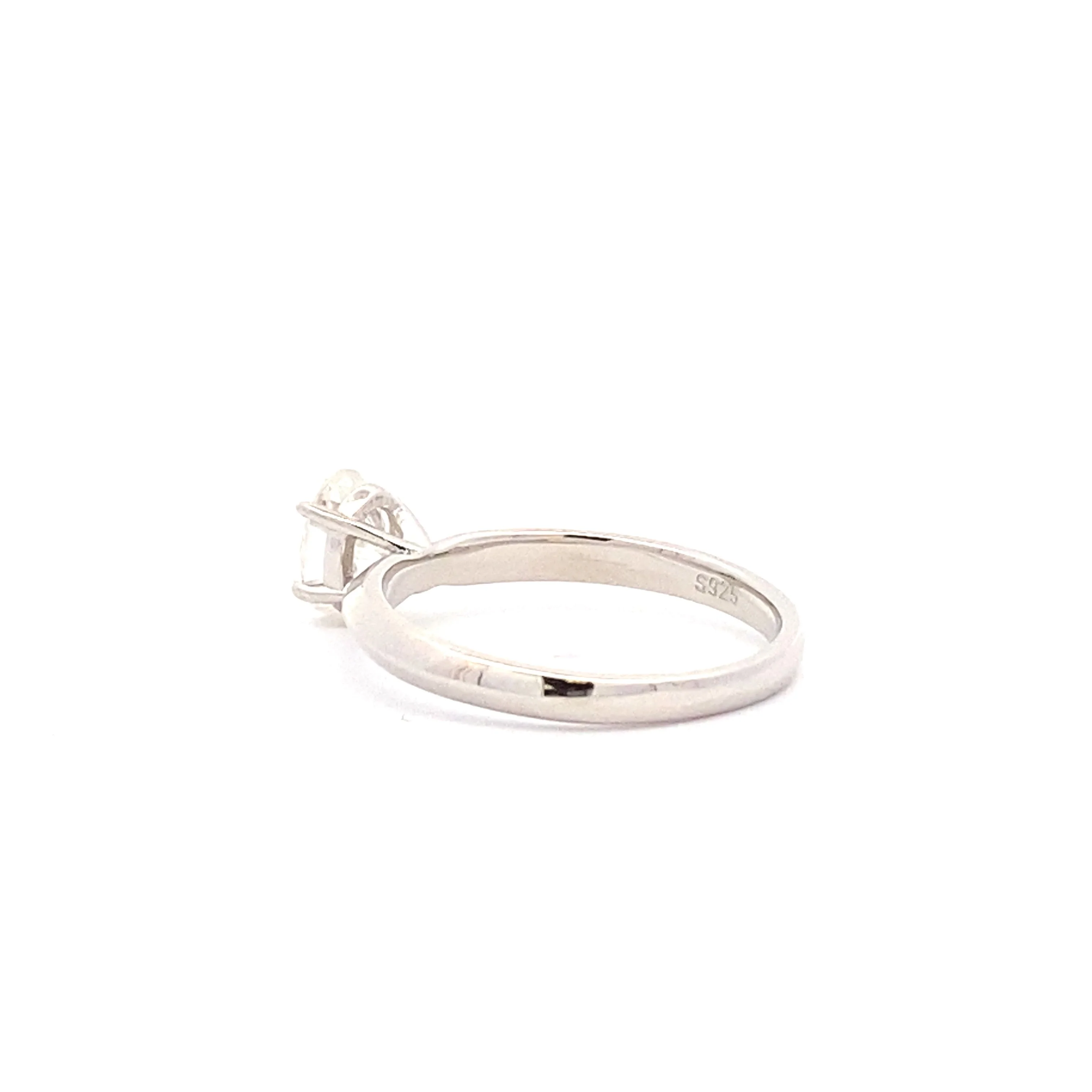 Natural .88ct Moissanite  Sterling Silver - Image 2