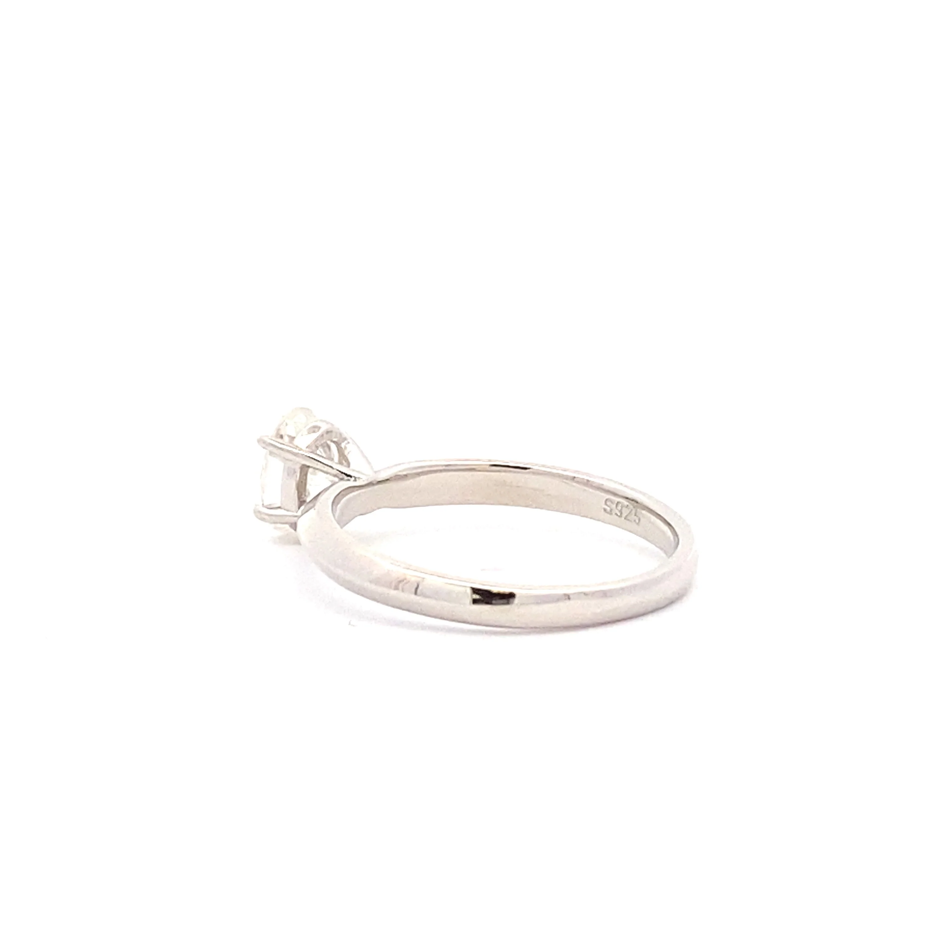 Natural .88ct Moissanite  Sterling Silver - Image 5