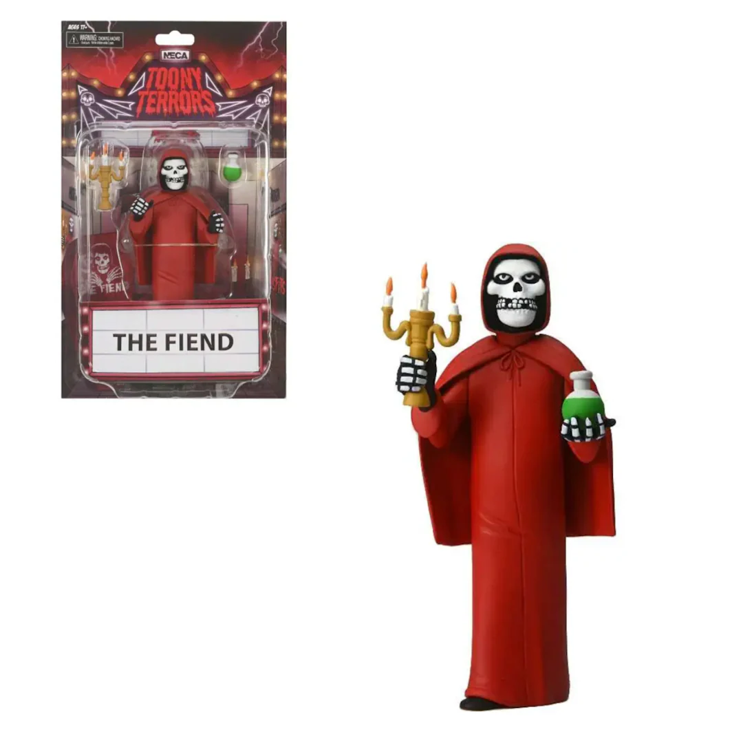 NECA The Misfits Toony Terrors The Fiend Action Figure [Red Robe, with Candalabra & Potion Bottle]