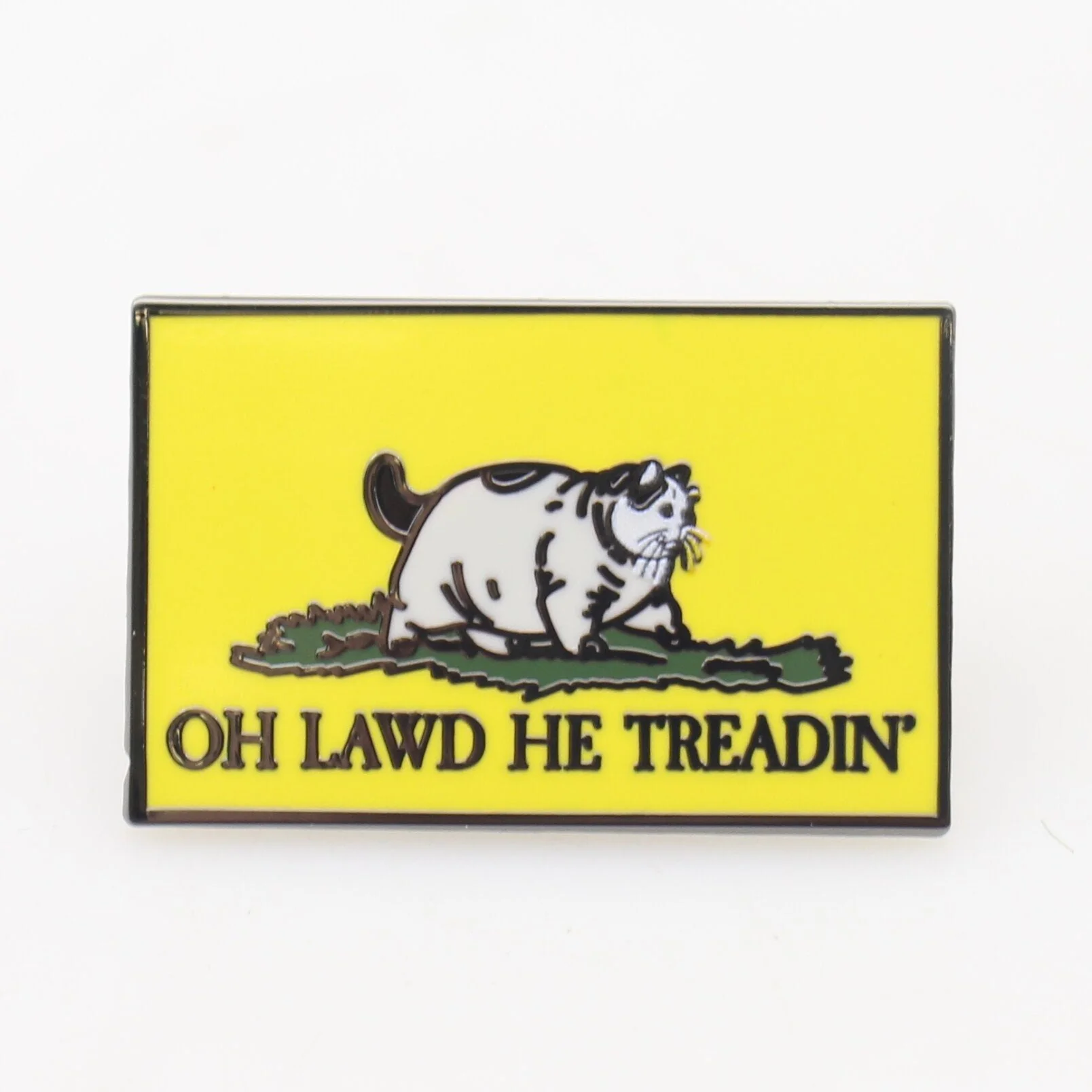 Oh Lawd He Treadin' Enamel Pin