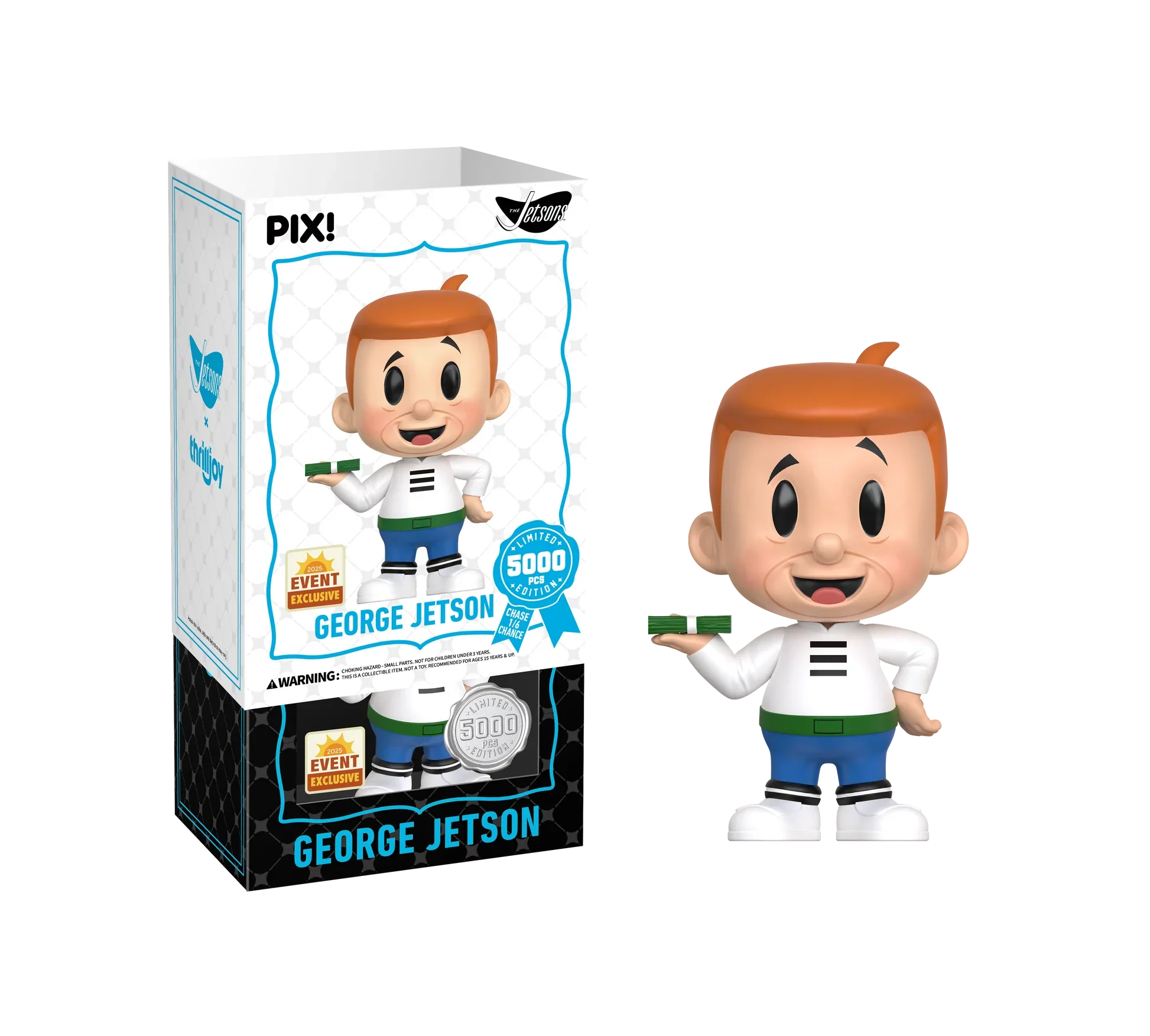 [Thrilljoy] [EXCLUSIVE] Hanna-Barbera's The Jetsons - George Jetson LE5000 PIX Vinyl Figure (1 in 6 Chance at Chase) - Image 3