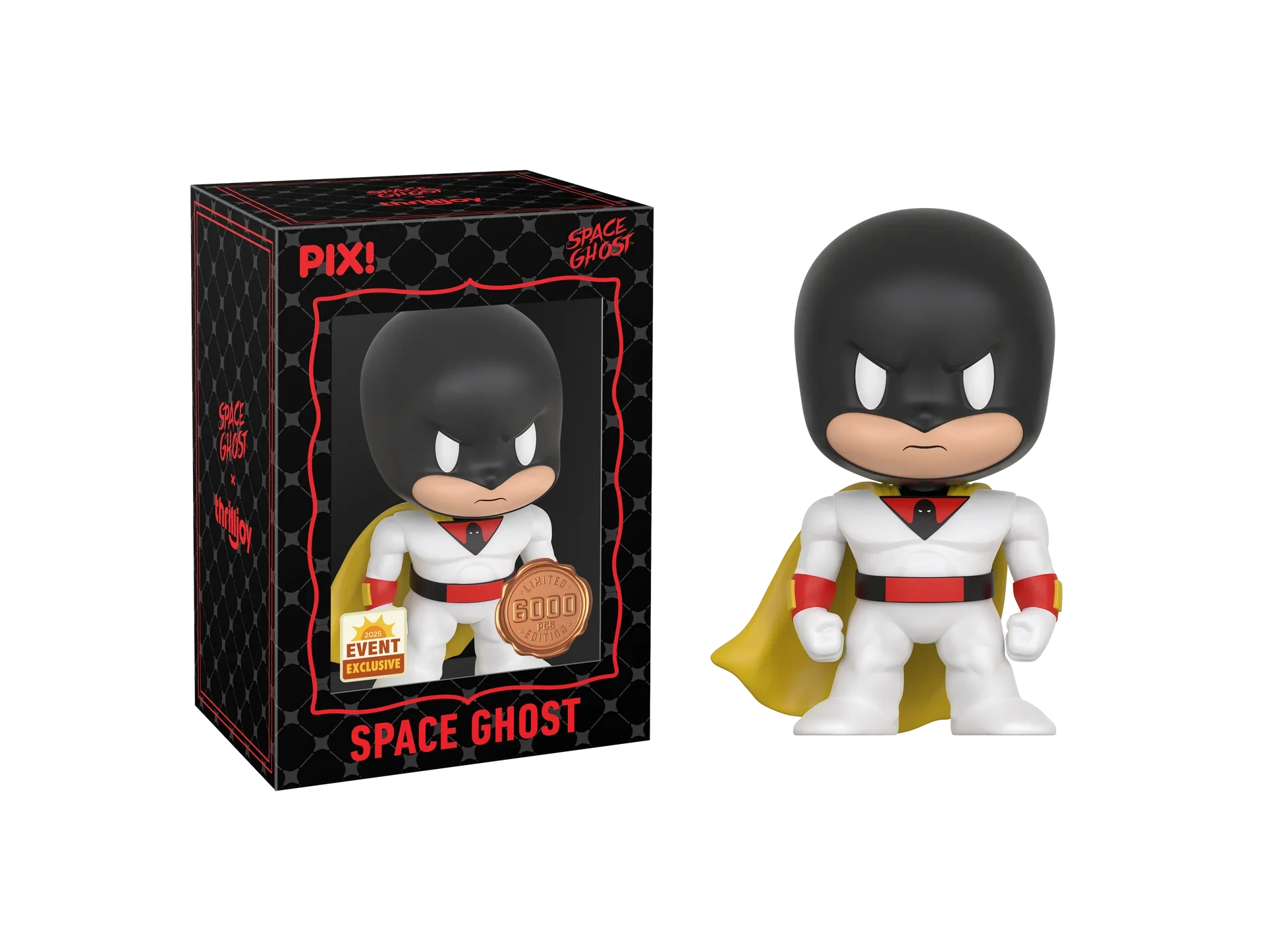 [Thrilljoy] [EXCLUSIVE] Space Ghost - Space Ghost LE6000 PIX Vinyl Figure (1 in 6 Chance at Chase) - Image 4