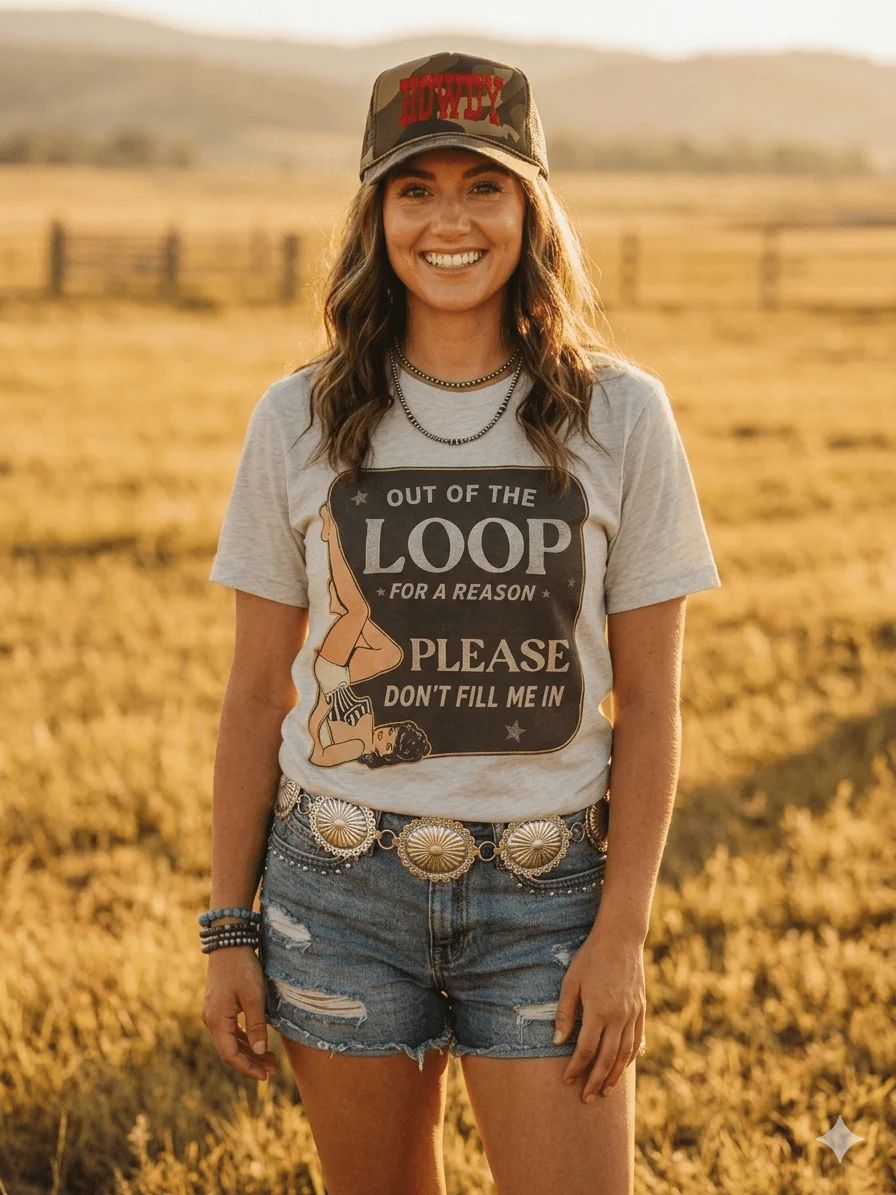Out Of The Loop For A Reason Graphic Tee - Image 2