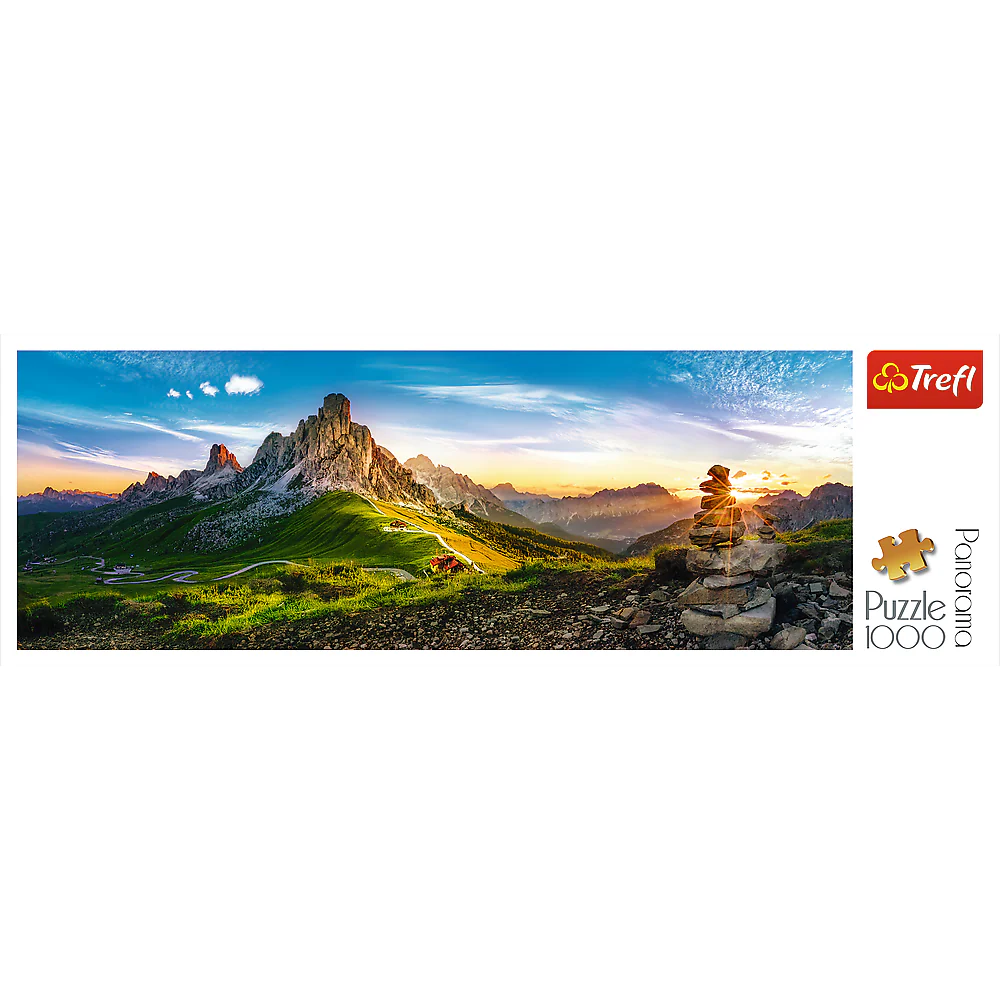Panorama 1000 Piece Jigsaw Puzzles, Passo Di Giau, Dolomite Mountains, Puzzle of Italy, Adult Puzzles, Trefl 29038 - Image 3