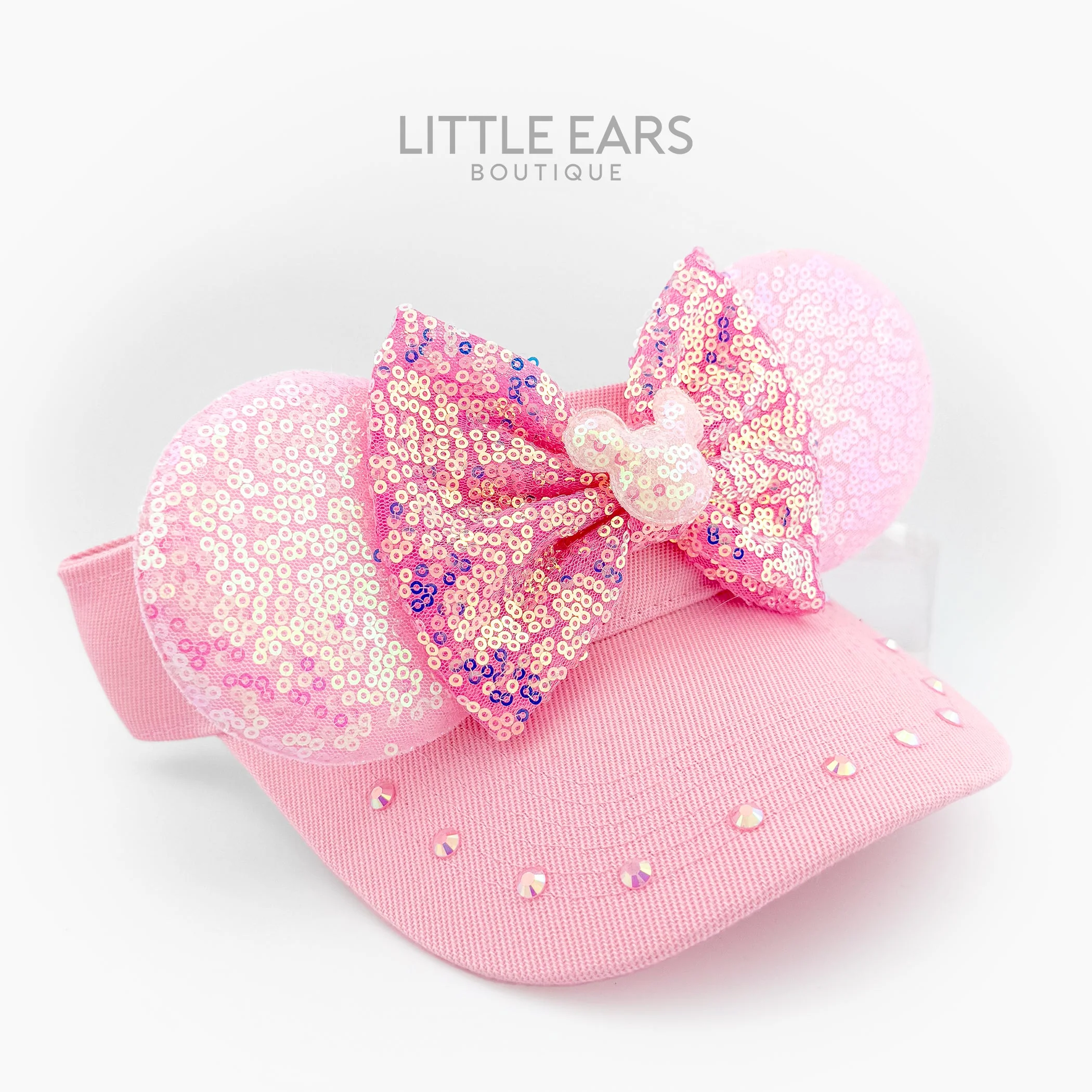 Pastel Pink Mickey Visor - Image 2