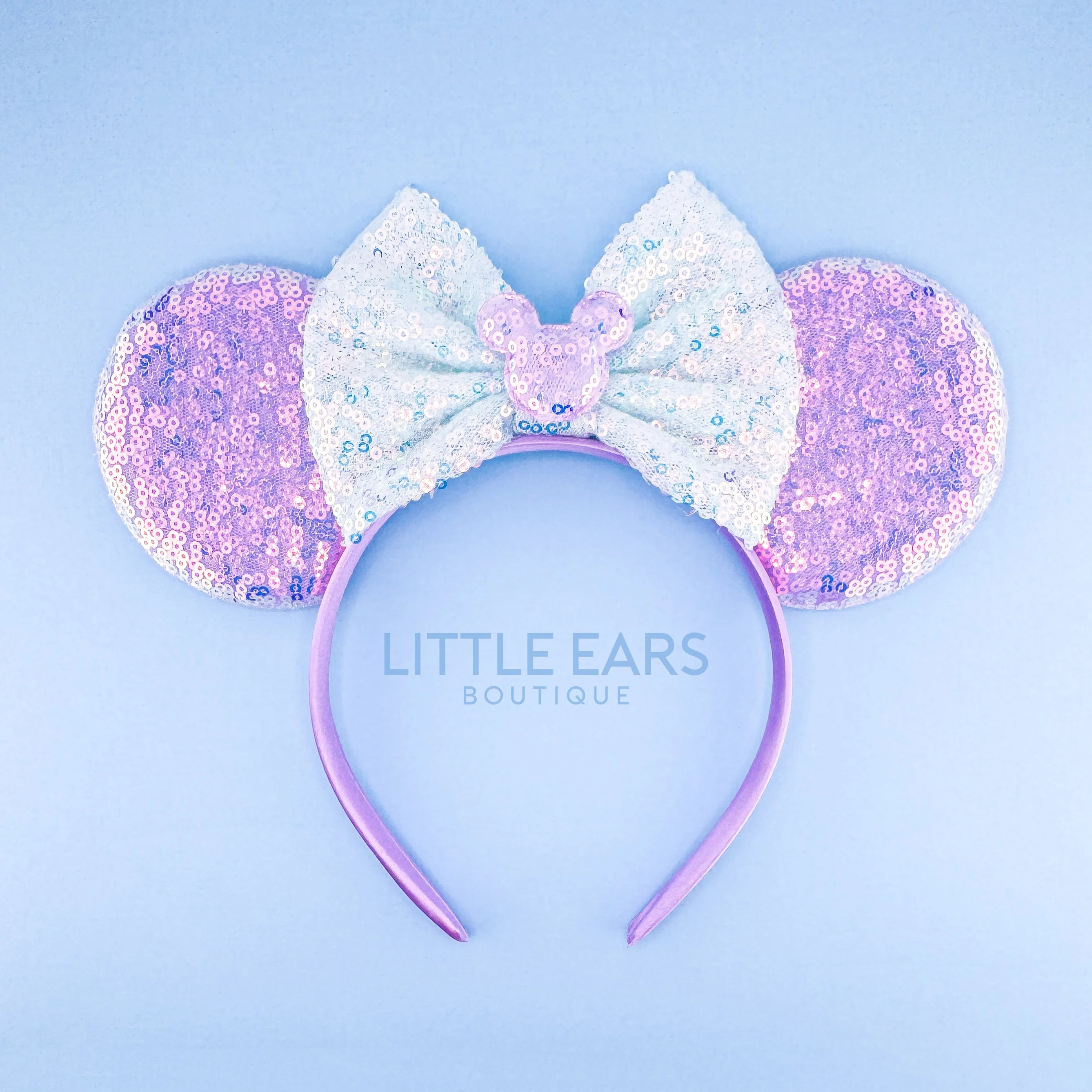 Pastel Purple Iridescent Mickey Ears