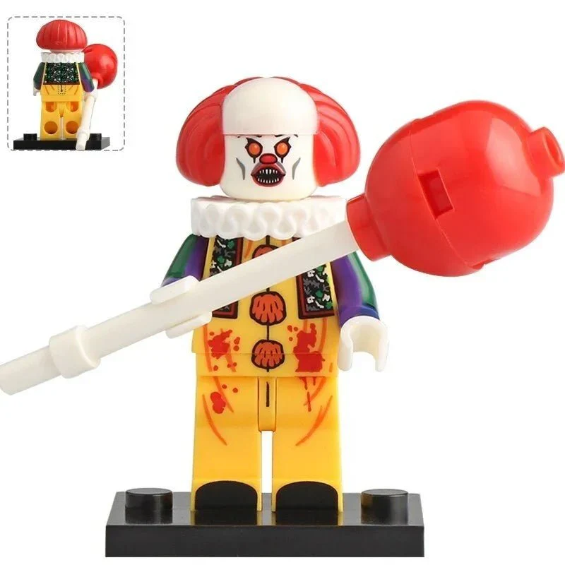 Pennywise Stephen King's IT 1990 Lego Minifigures Custom Horror Toys 1 - Image 2