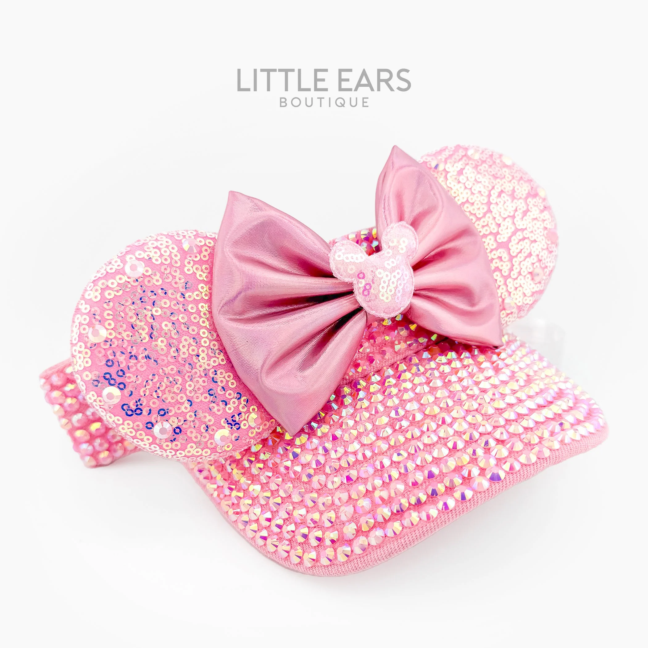 Pink Iridescent Mickey Visor - Image 2