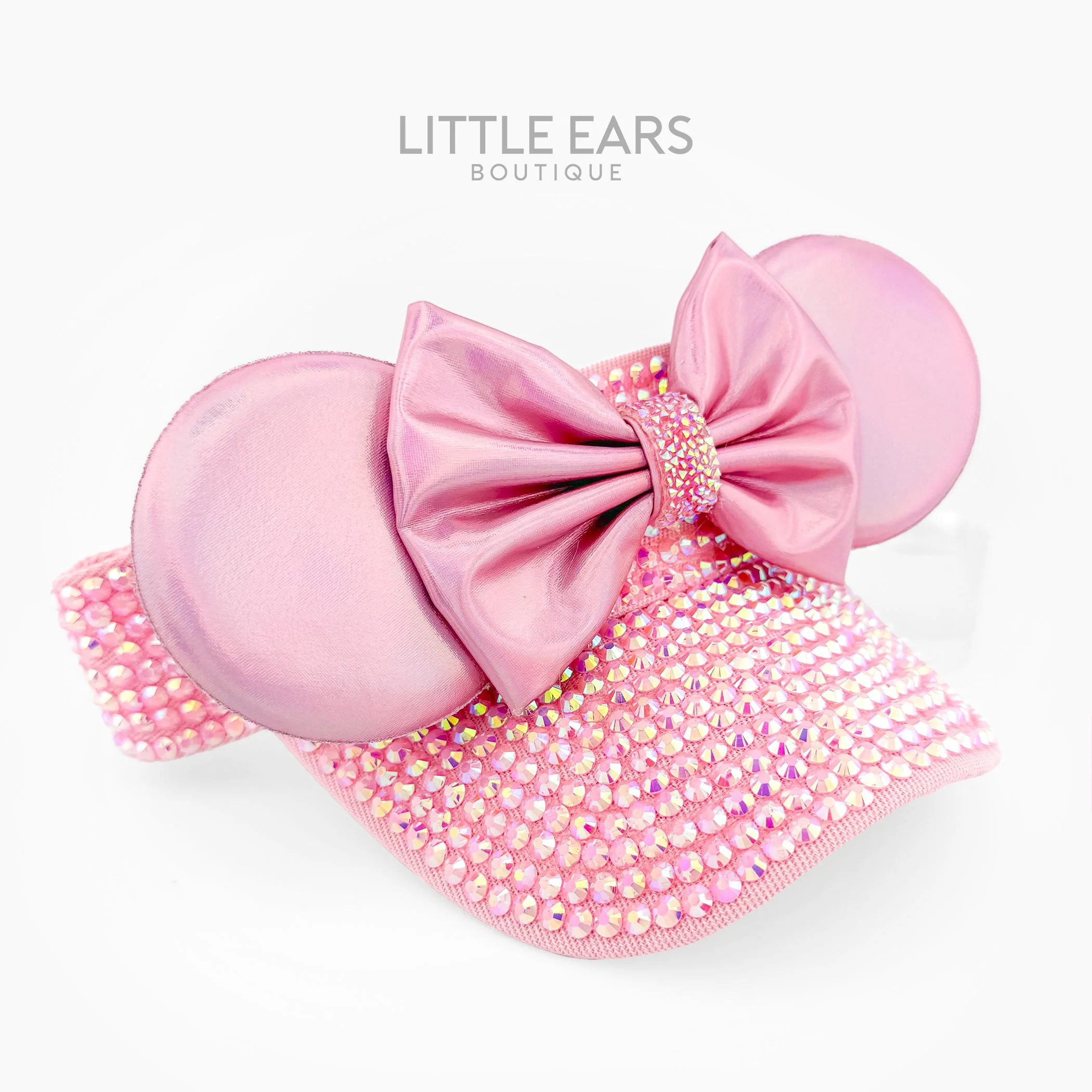 Pink Metallic Iridescent Mickey Visor - Image 2