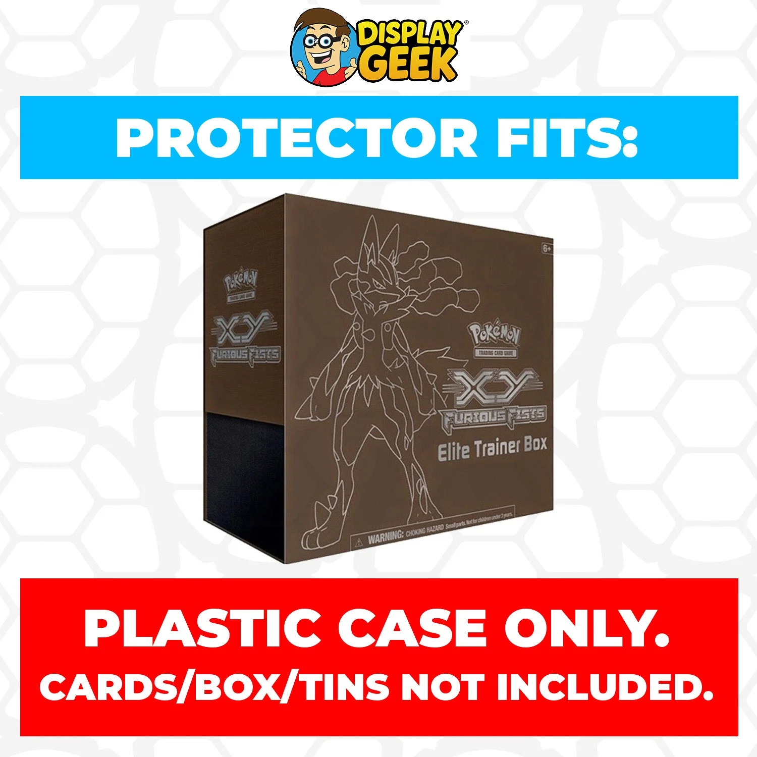Plastic Protector for Pokemon TCG 2014 XY Furious Fists Lucario ETB Elite Trainer Box - Image 2