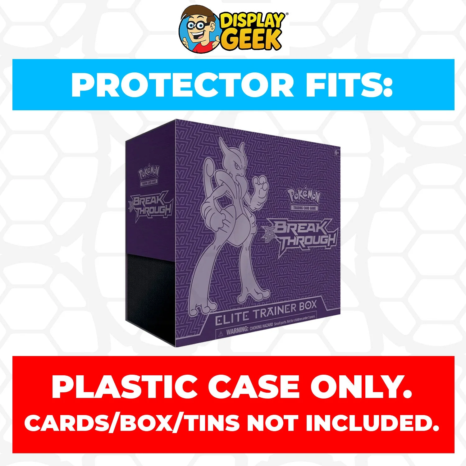 Plastic Protector for Pokemon TCG 2015 XY BREAKthrough Mewtwo X ETB Elite Trainer Box - Image 2