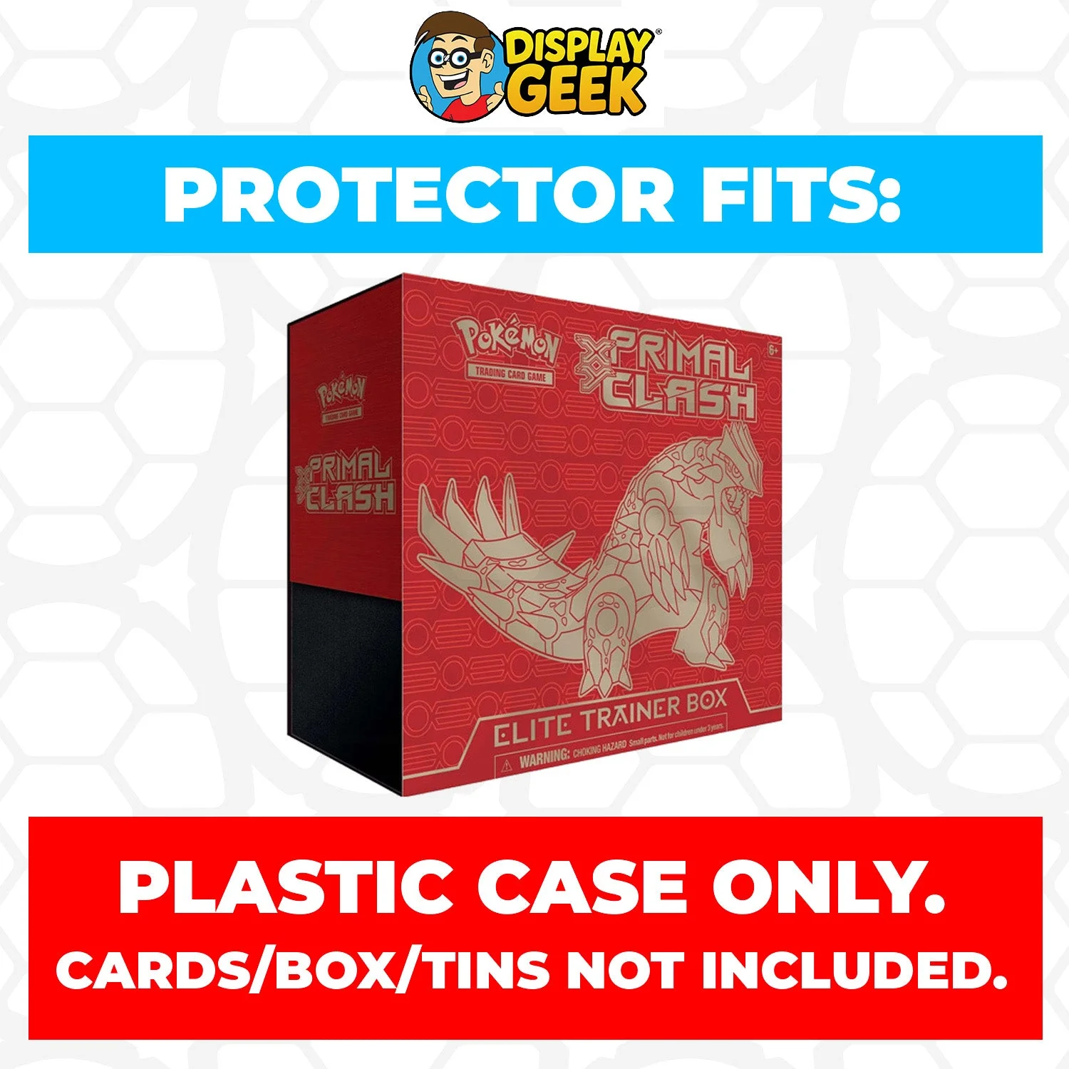 Plastic Protector for Pokemon TCG 2015 XY Primal Clash Groudon ETB Elite Trainer Box - Image 2