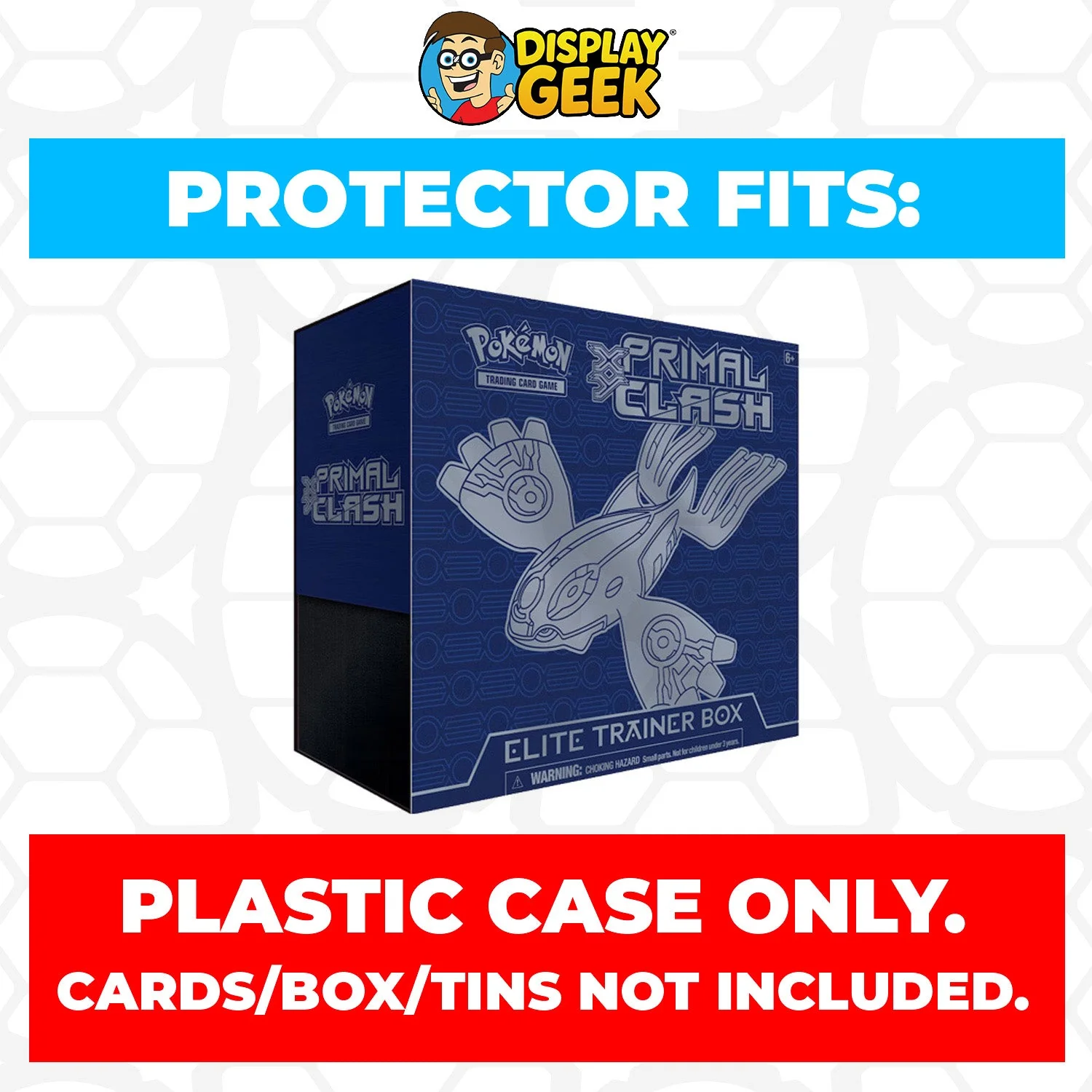 Plastic Protector for Pokemon TCG 2015 XY Primal Clash Groudon ETB Elite Trainer Box - Image 3