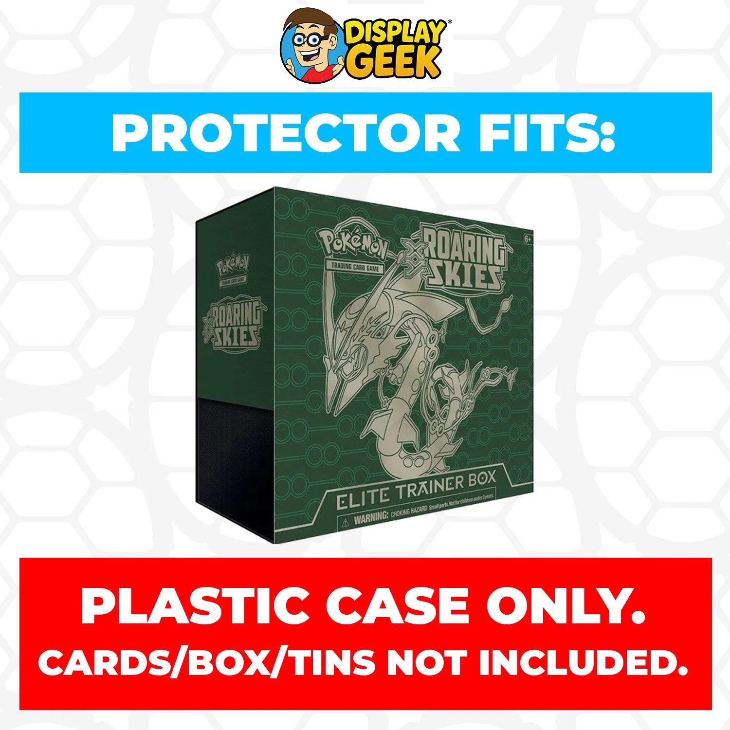 Plastic Protector for Pokemon TCG 2015 XY Roaring Skies Rayquaza ETB Elite Trainer Box - Image 2