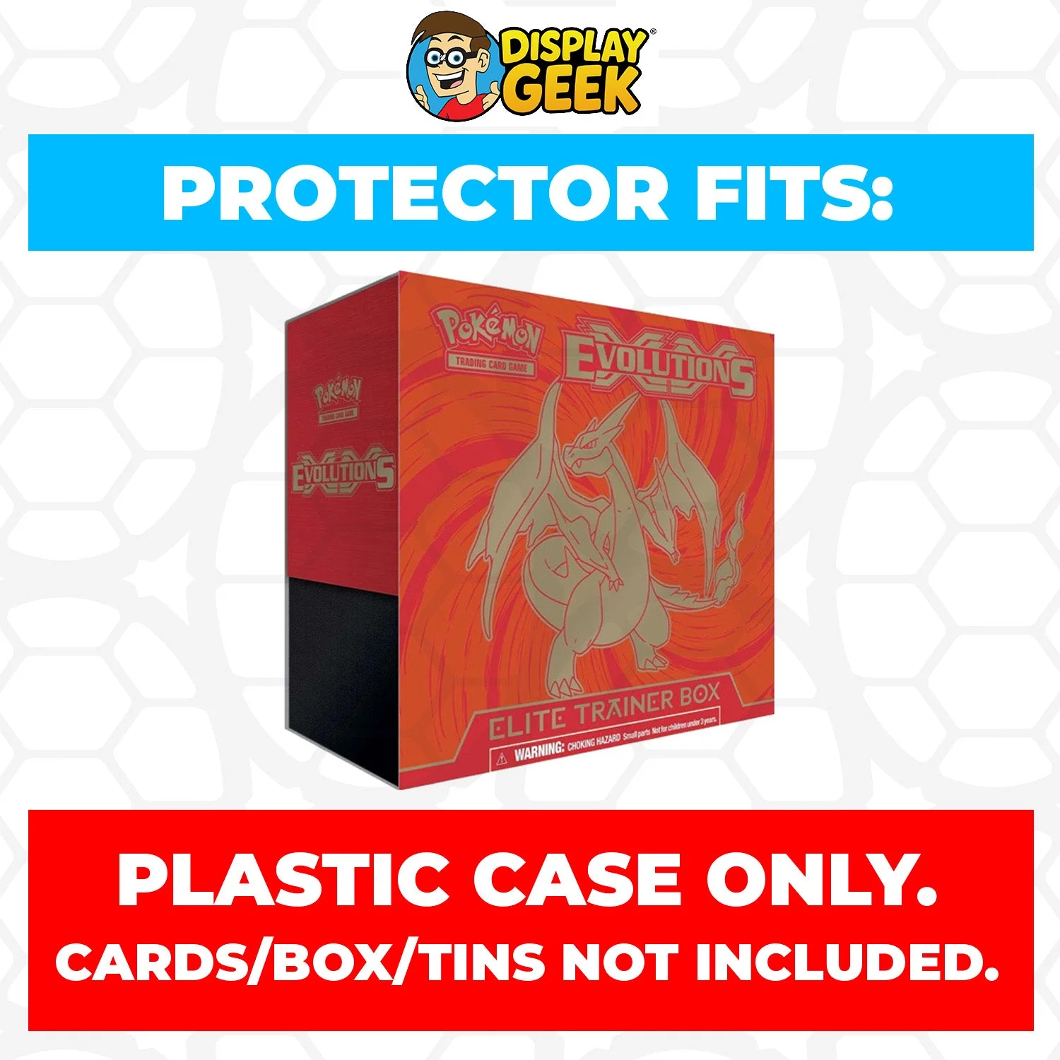 Plastic Protector for Pokemon TCG 2016 XY Evolutions Charizard ETB Elite Trainer Box - Image 2